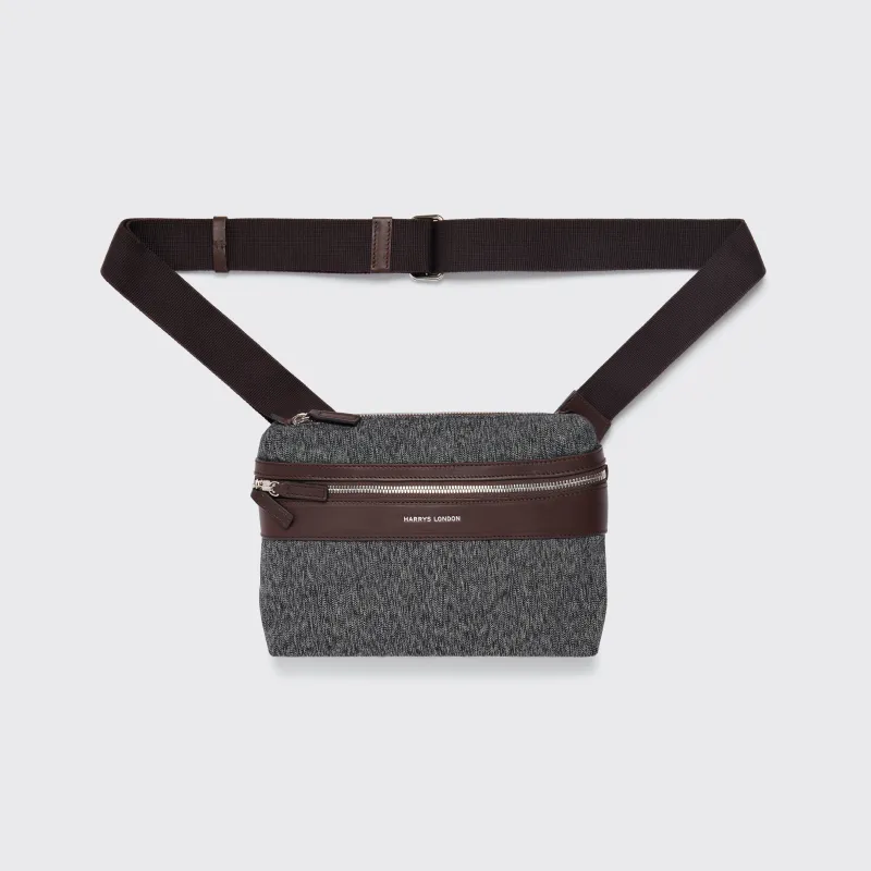 Cross Body Nettle Salt & Pepper sold by Harry's of London