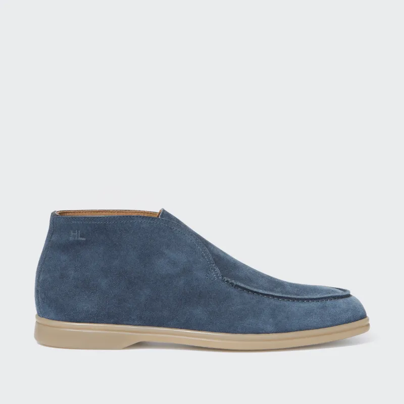 Tower Suede Bluette made by Harry's of London