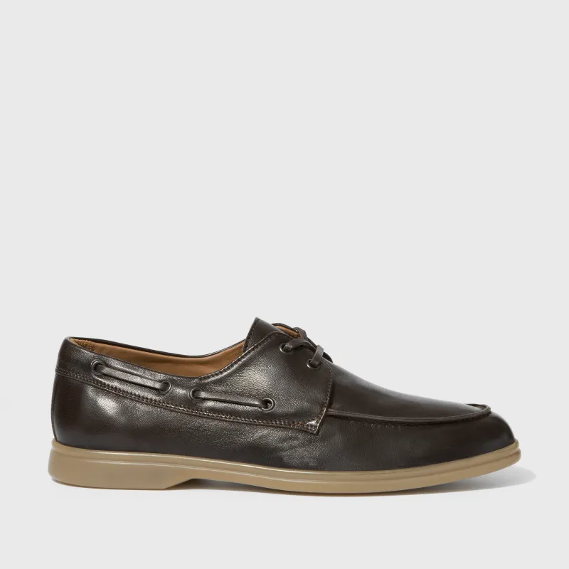 Marina Soft Leather Dark Brown made by Harry's of London