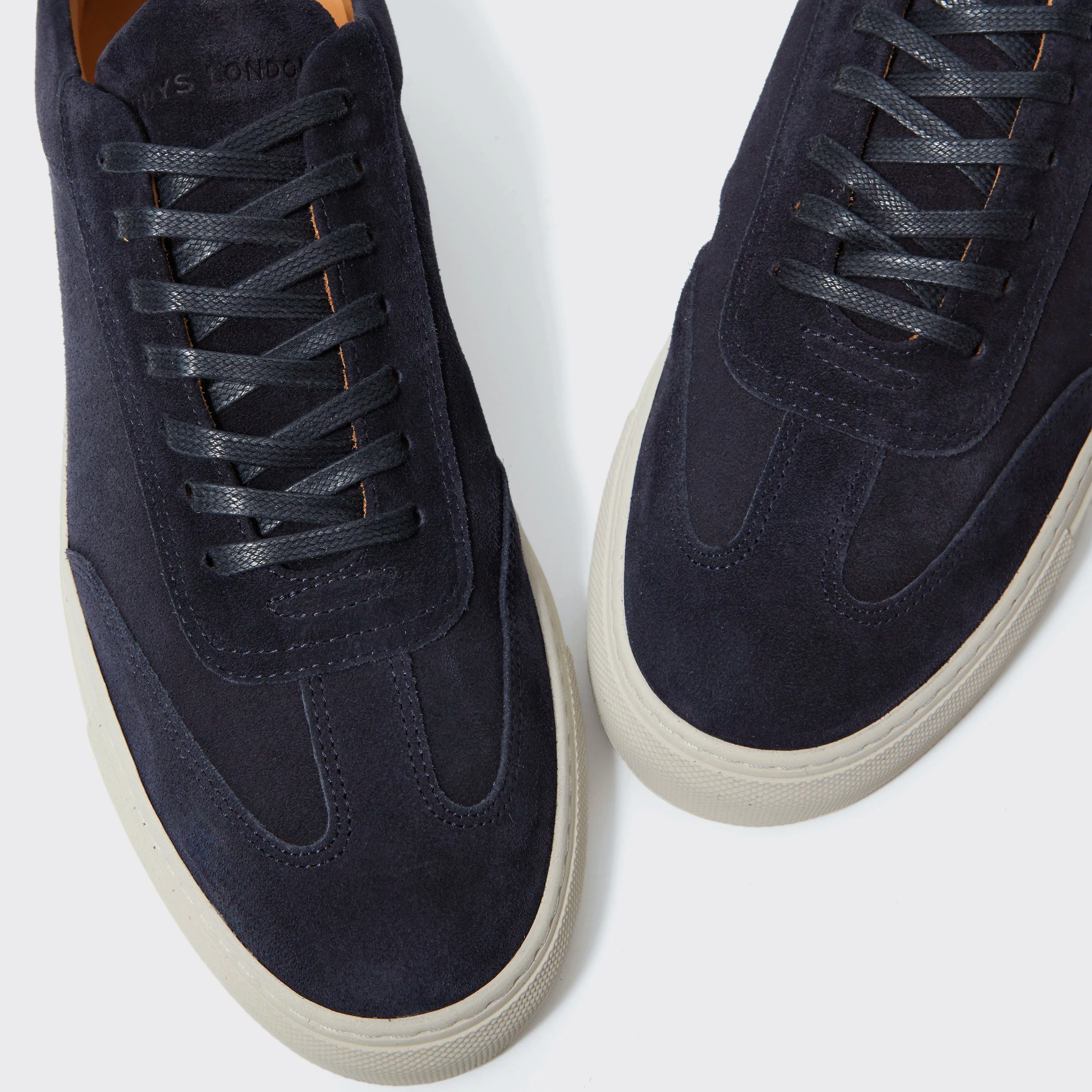Vigo Suede Dark Navy sold by Harry's of London product image thumbnail 4