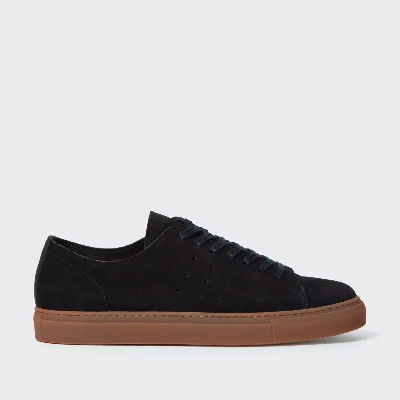 Anthony Suede Navy made by Harry's of London
