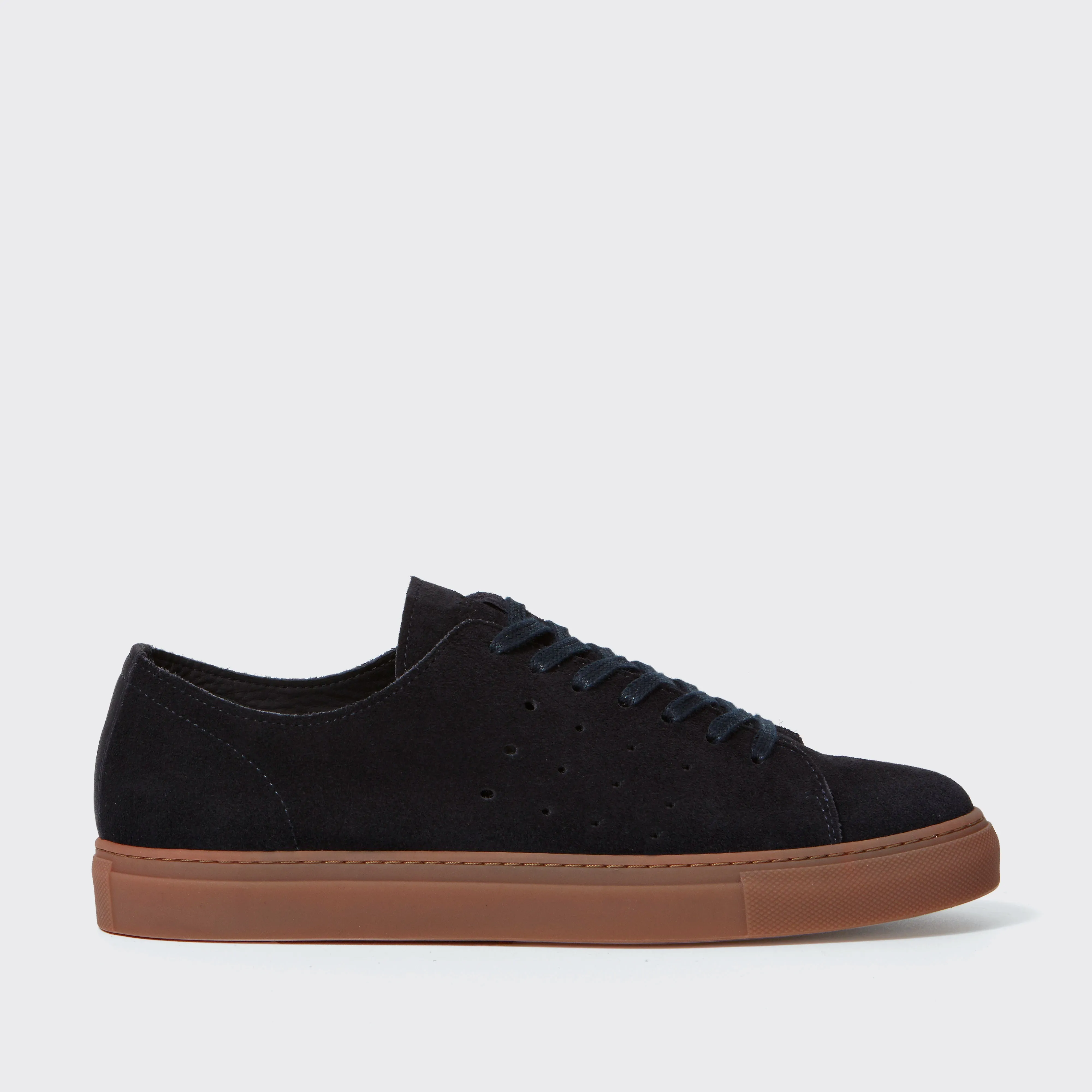 Anthony Suede Navy sold by Harry's of London