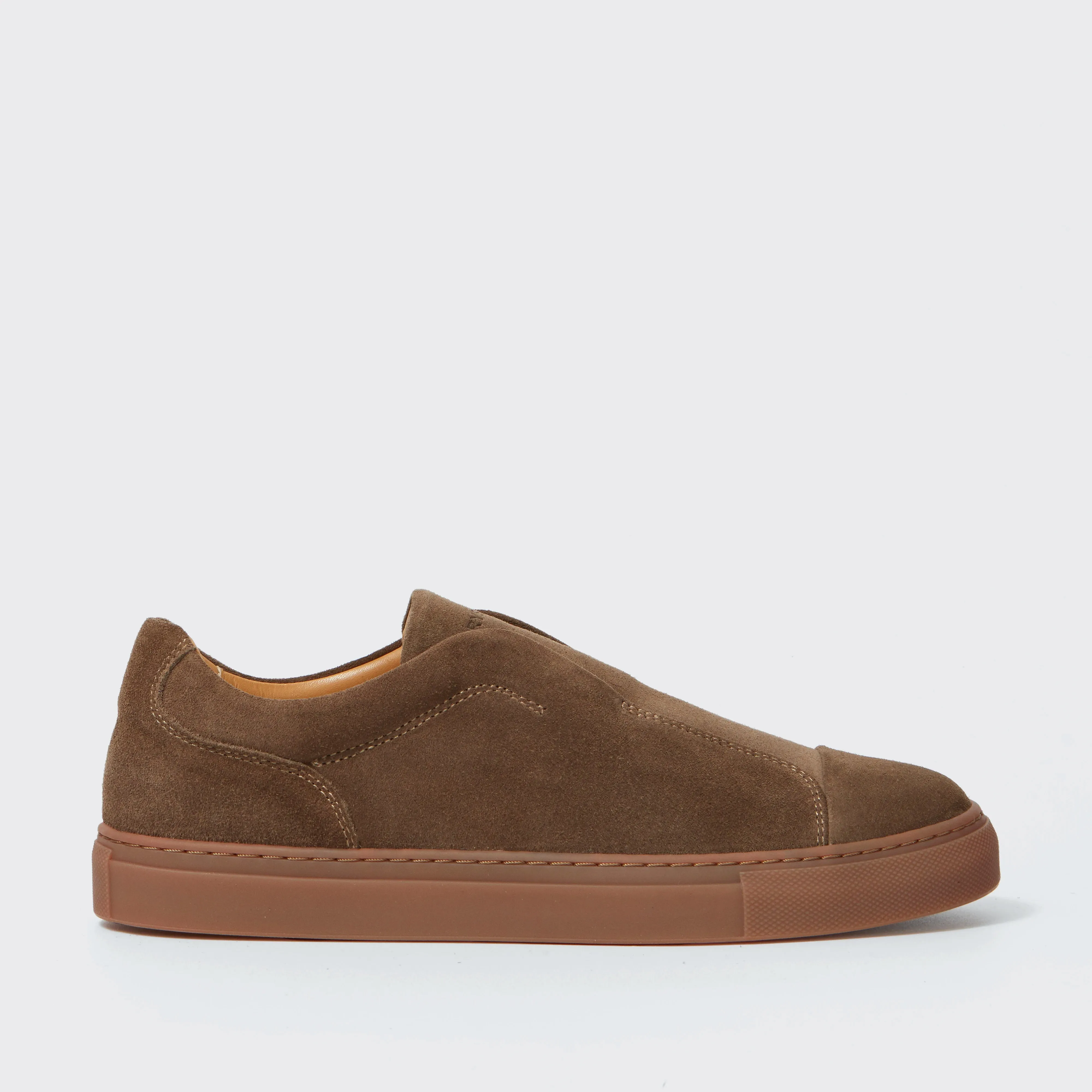 Aaron II Suede Khaki sold by Harry's of London