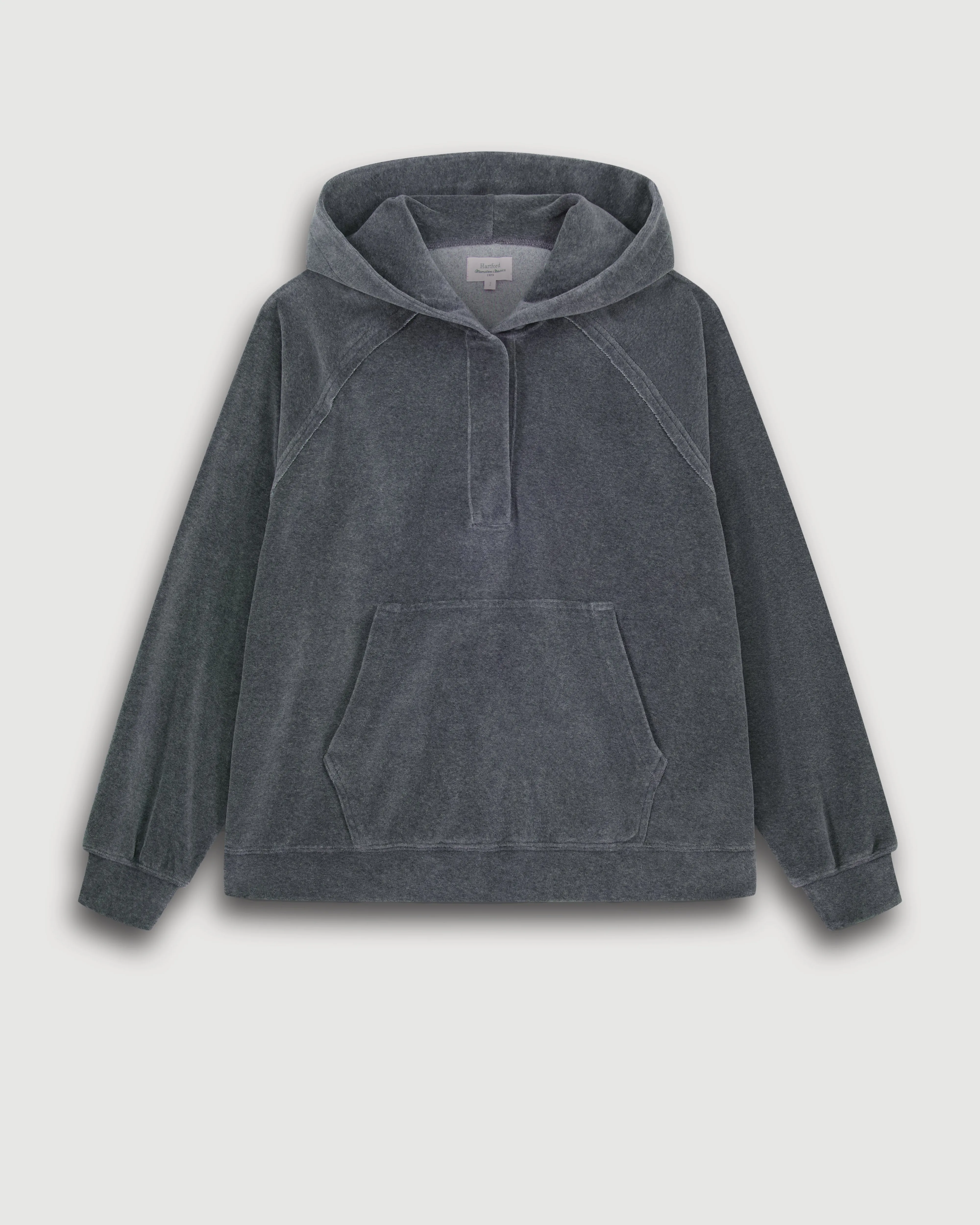 Sweatshirt Femme en Molleton Gris Anthracite Tag sold by Hartford product image thumbnail 5