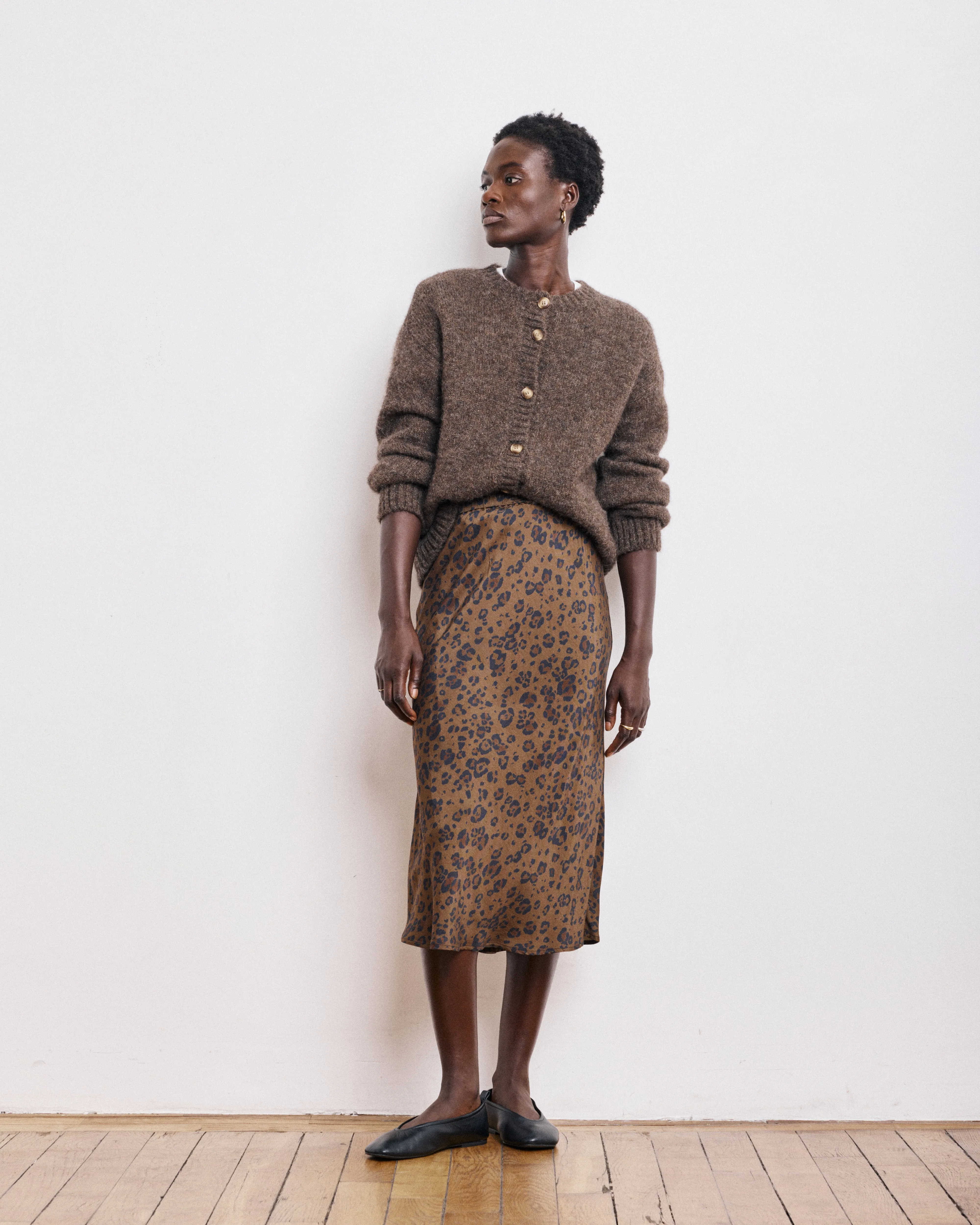 Cardigan Femme en Alpaga & Lurex Marron Meja sold by Hartford product image thumbnail 4