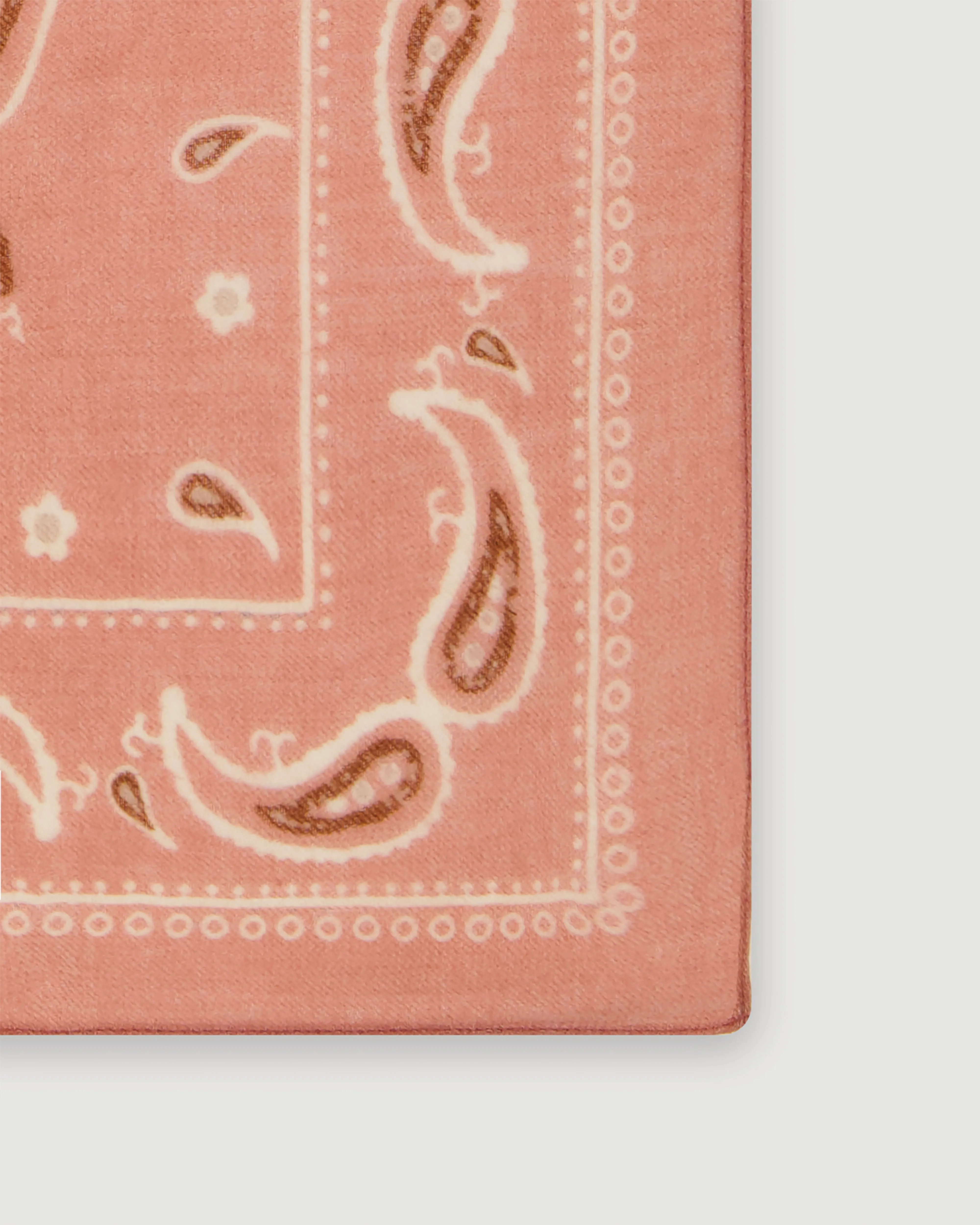 Echarpe Homme en Laine Imprimée Rose Bandana sold by Hartford product image thumbnail 4