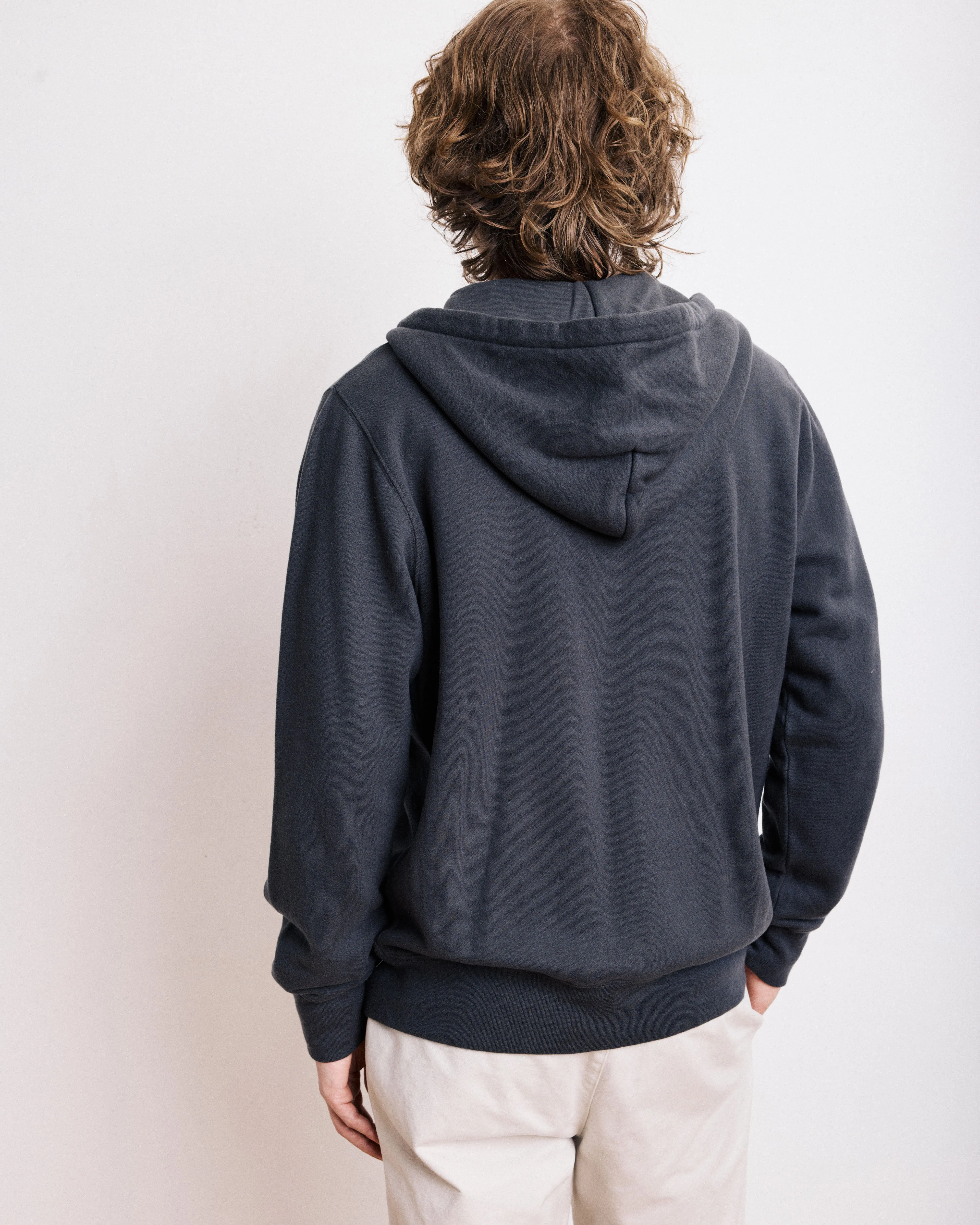 Sweatshirt Homme en Coton & Laine Carbone Hoody Zipper sold by Hartford product image thumbnail 2