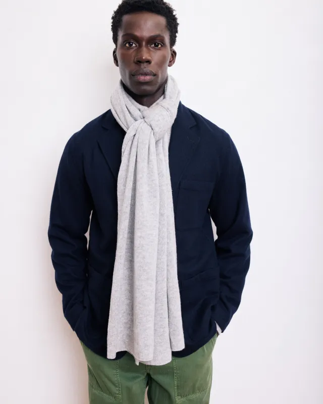 Echarpe Homme en Laine & Cachemire Gris Chiné sold by Hartford