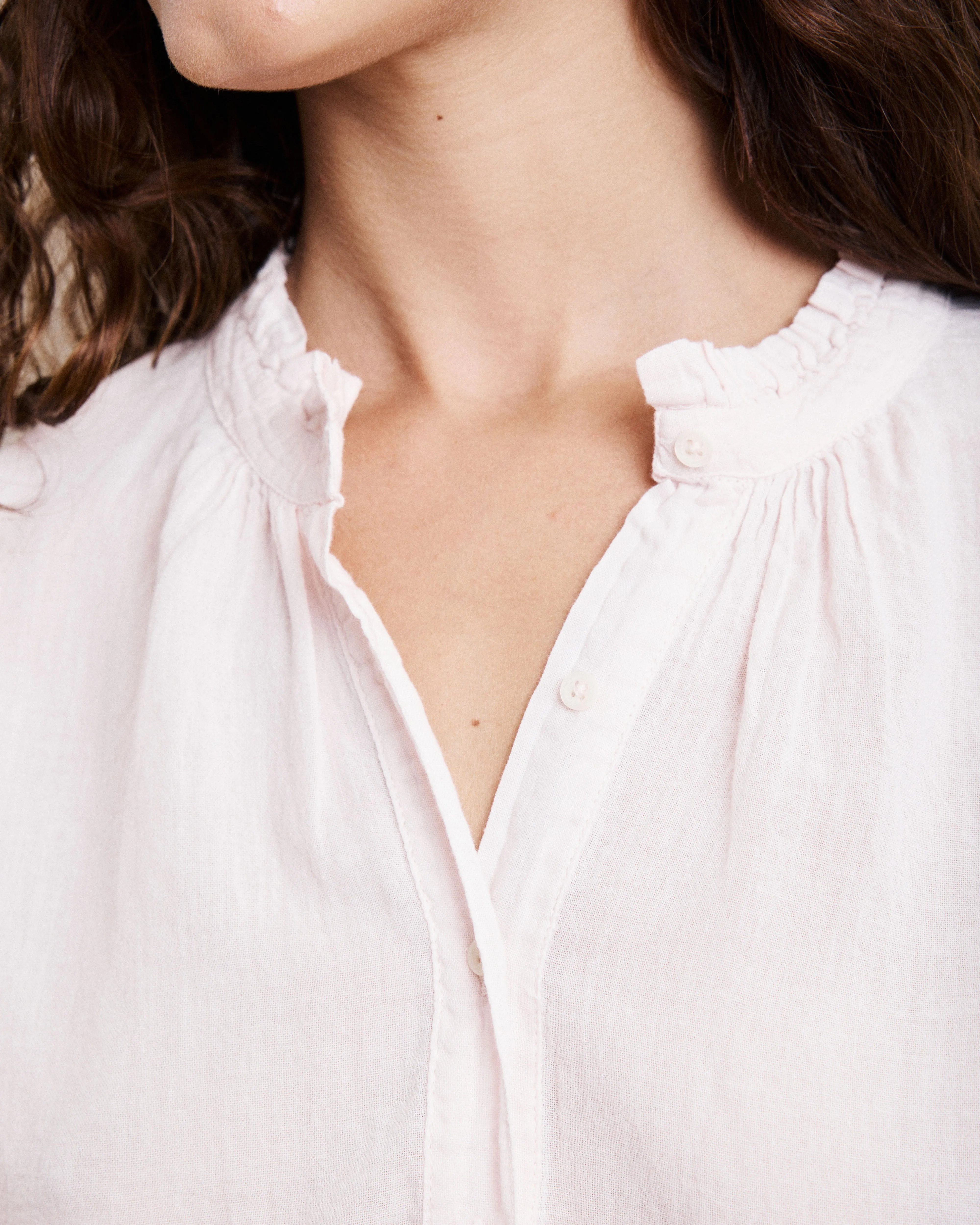 T-Shirt Femme en Coton Bi-Matière Rose pâle Tumy sold by Hartford product image thumbnail 4