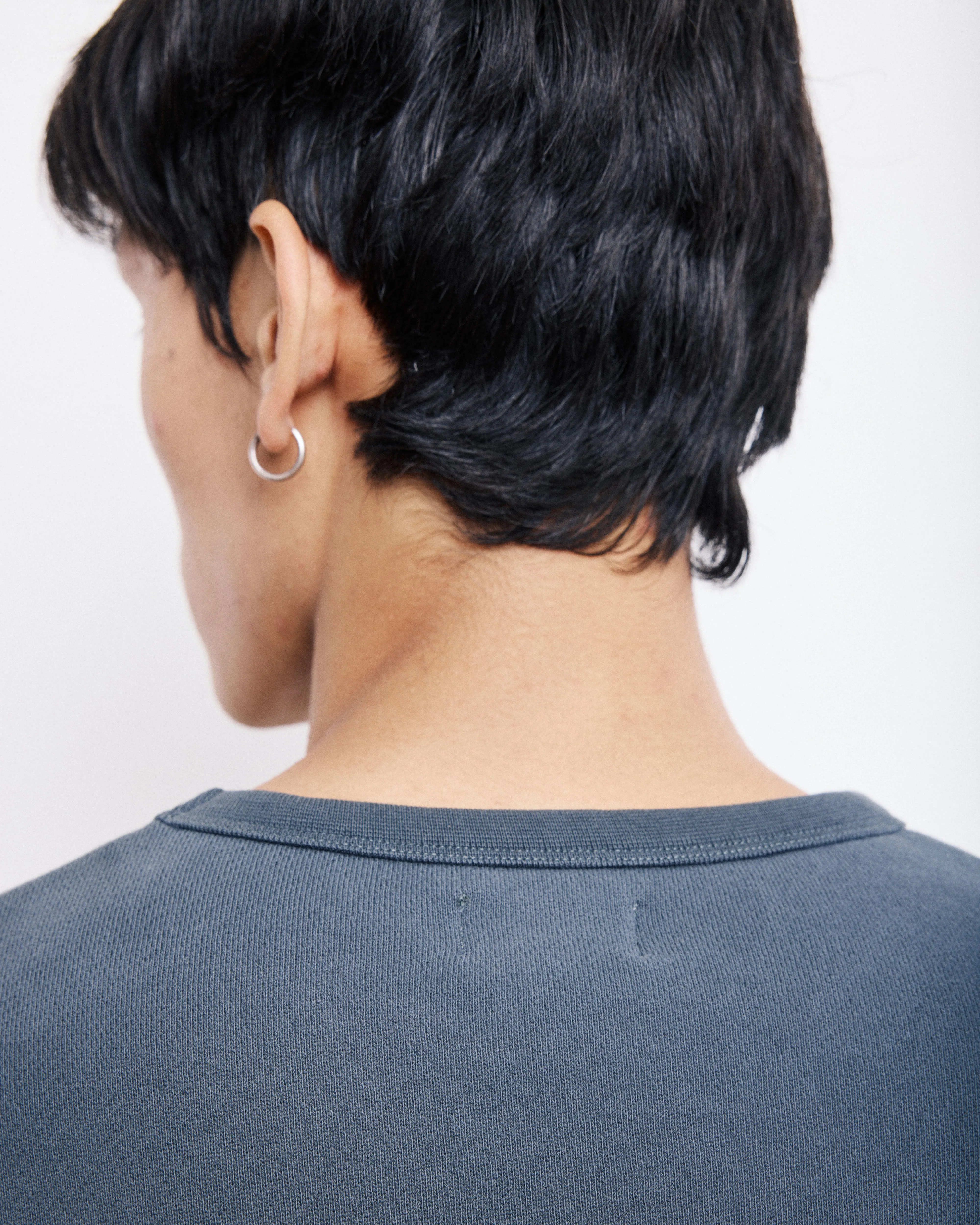 Sweatshirt Homme en Molleton Carbone Crew sold by Hartford product image thumbnail 3