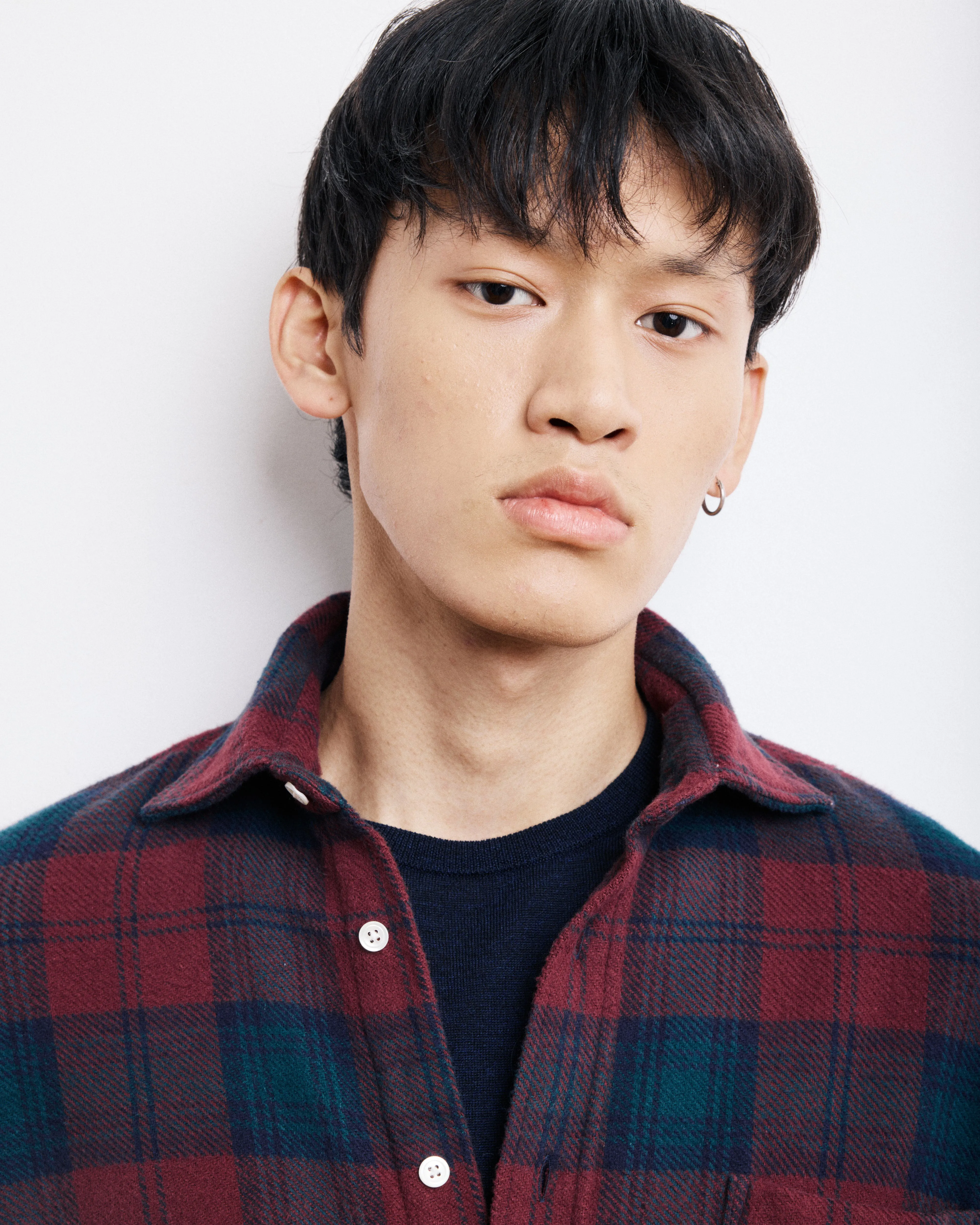 Chemise Homme en Flanelle à Carreaux Rouge Paul sold by Hartford product image thumbnail 2