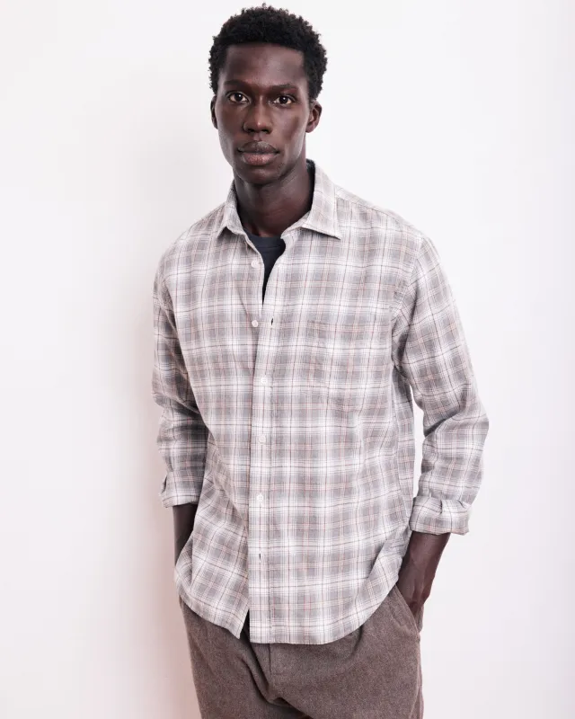 Chemise Homme en Coton à Carreaux Gris Paul sold by Hartford