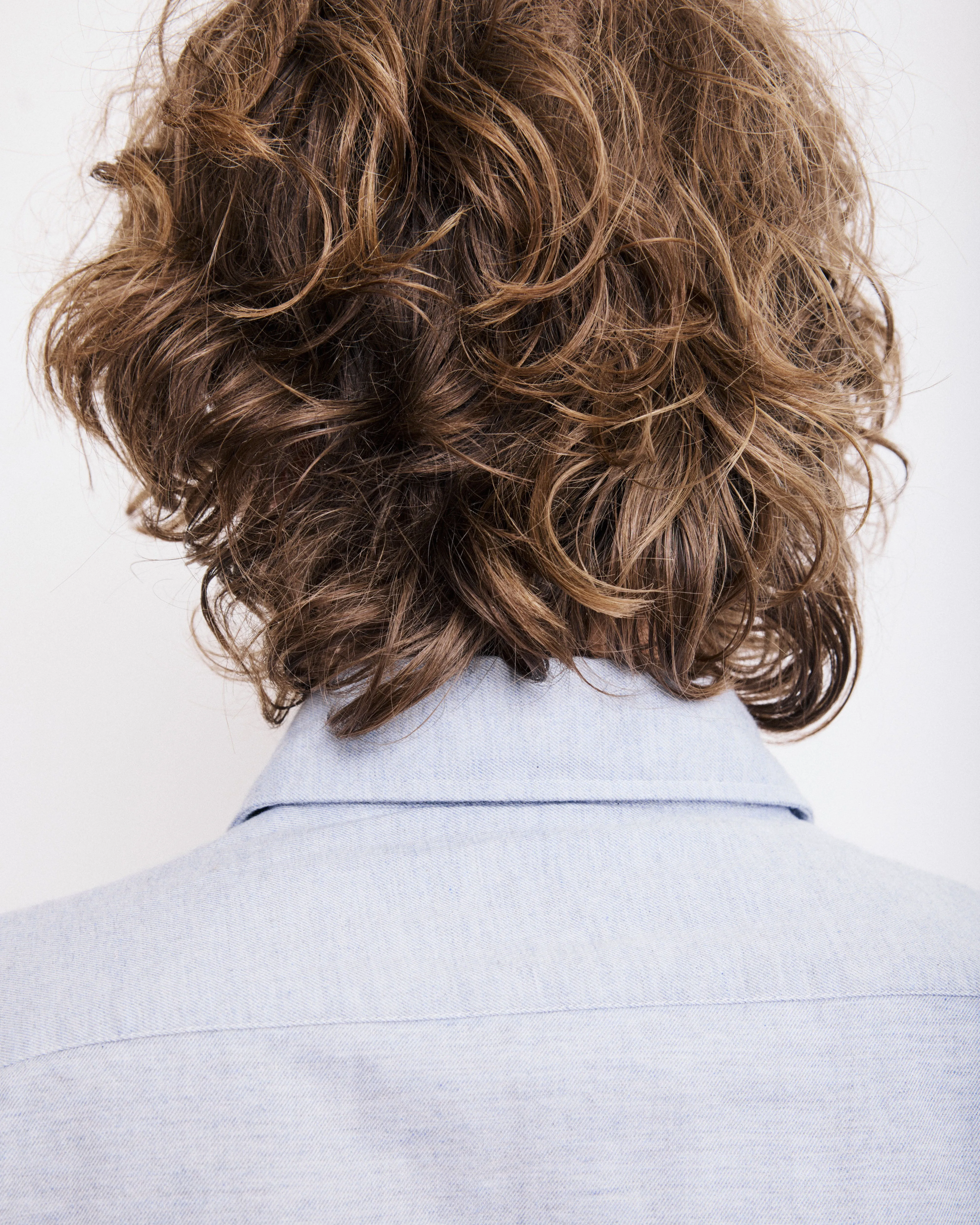 Chemise Homme en Gabardine de Coton Brossé Bleu Paul sold by Hartford product image thumbnail 5