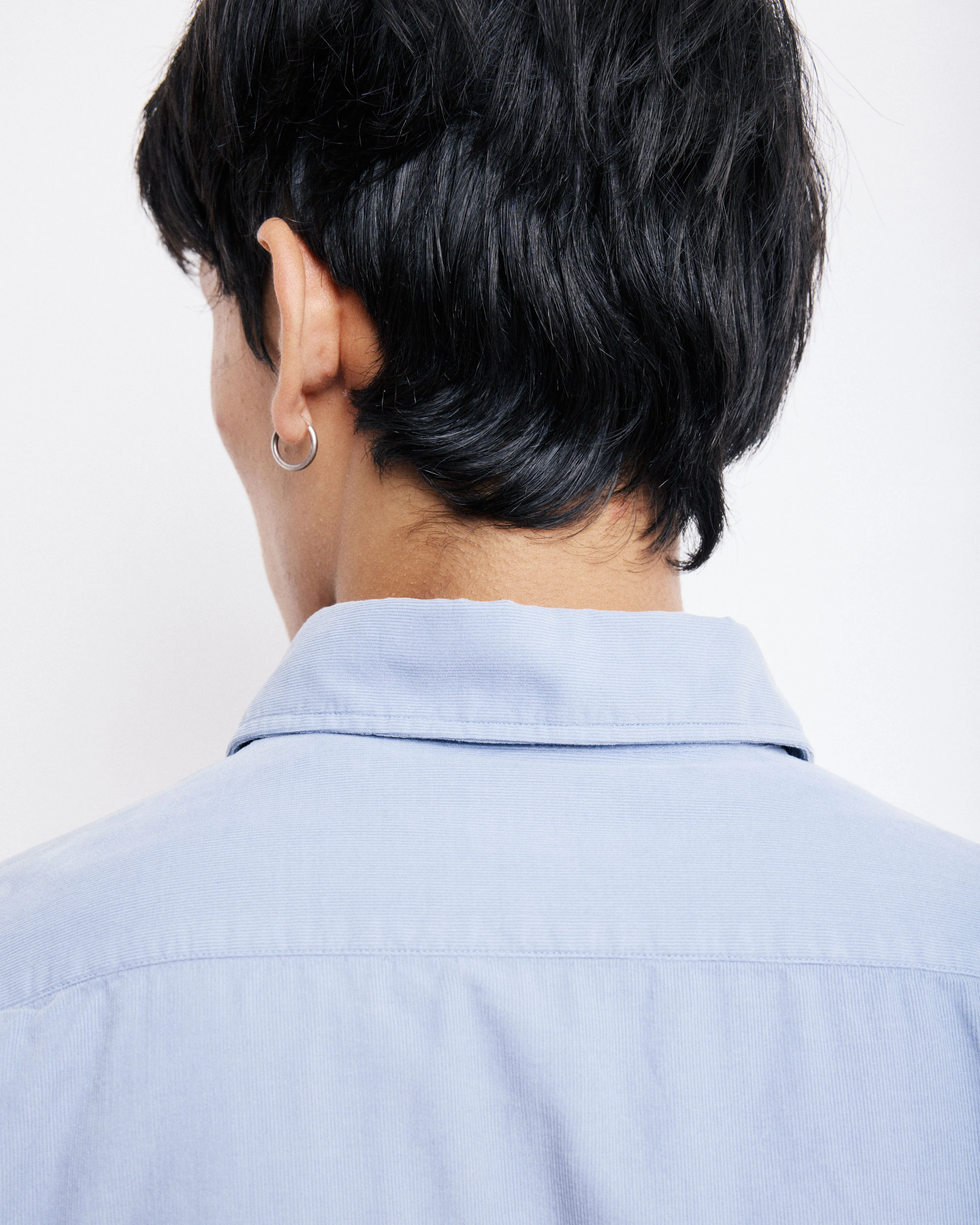 Chemise Homme en Velours Côtelé Bleu Paul sold by Hartford product image thumbnail 4