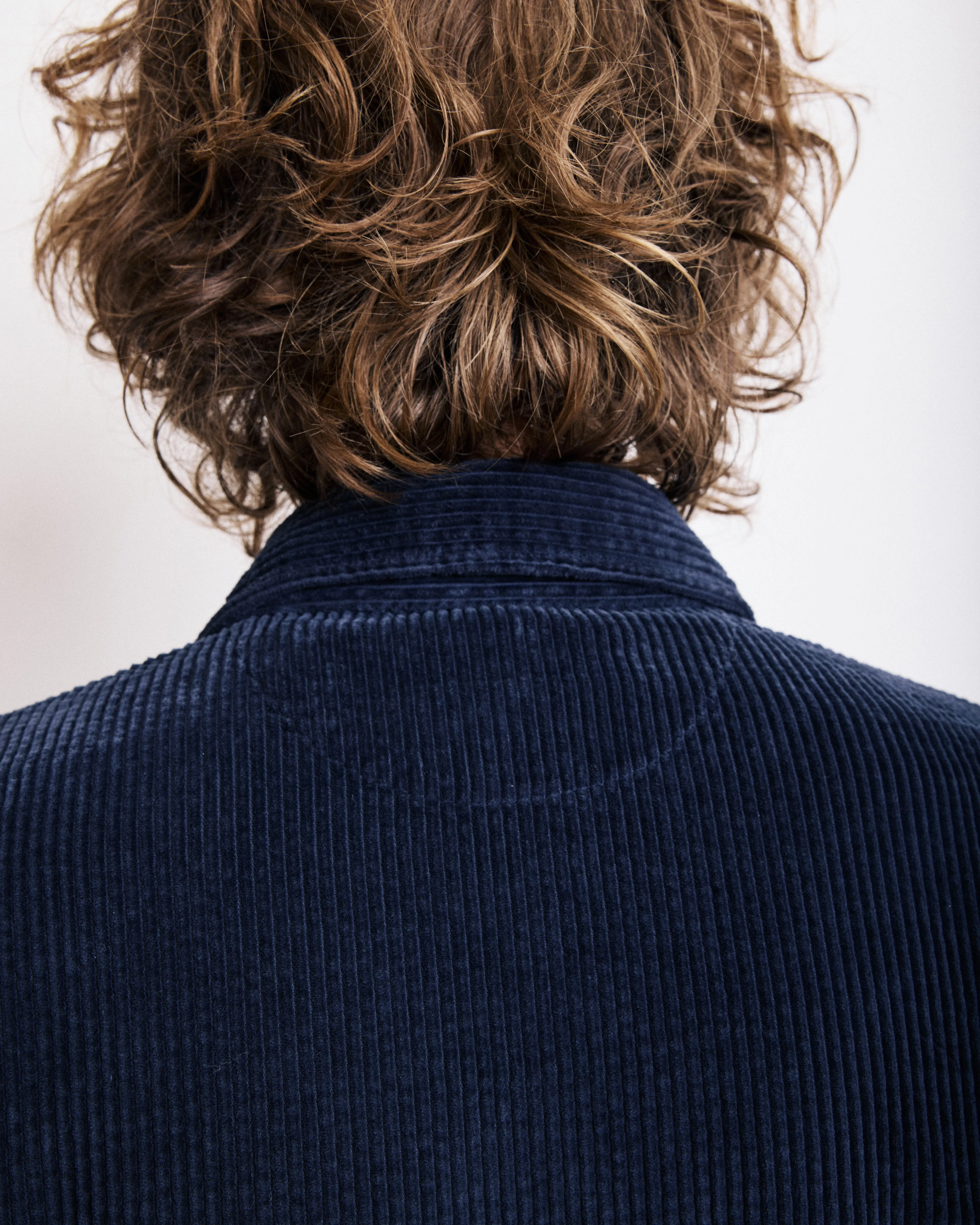 Veste Homme en velours cotelé seersucker Bleu Marine Petty sold by Hartford product image thumbnail 3