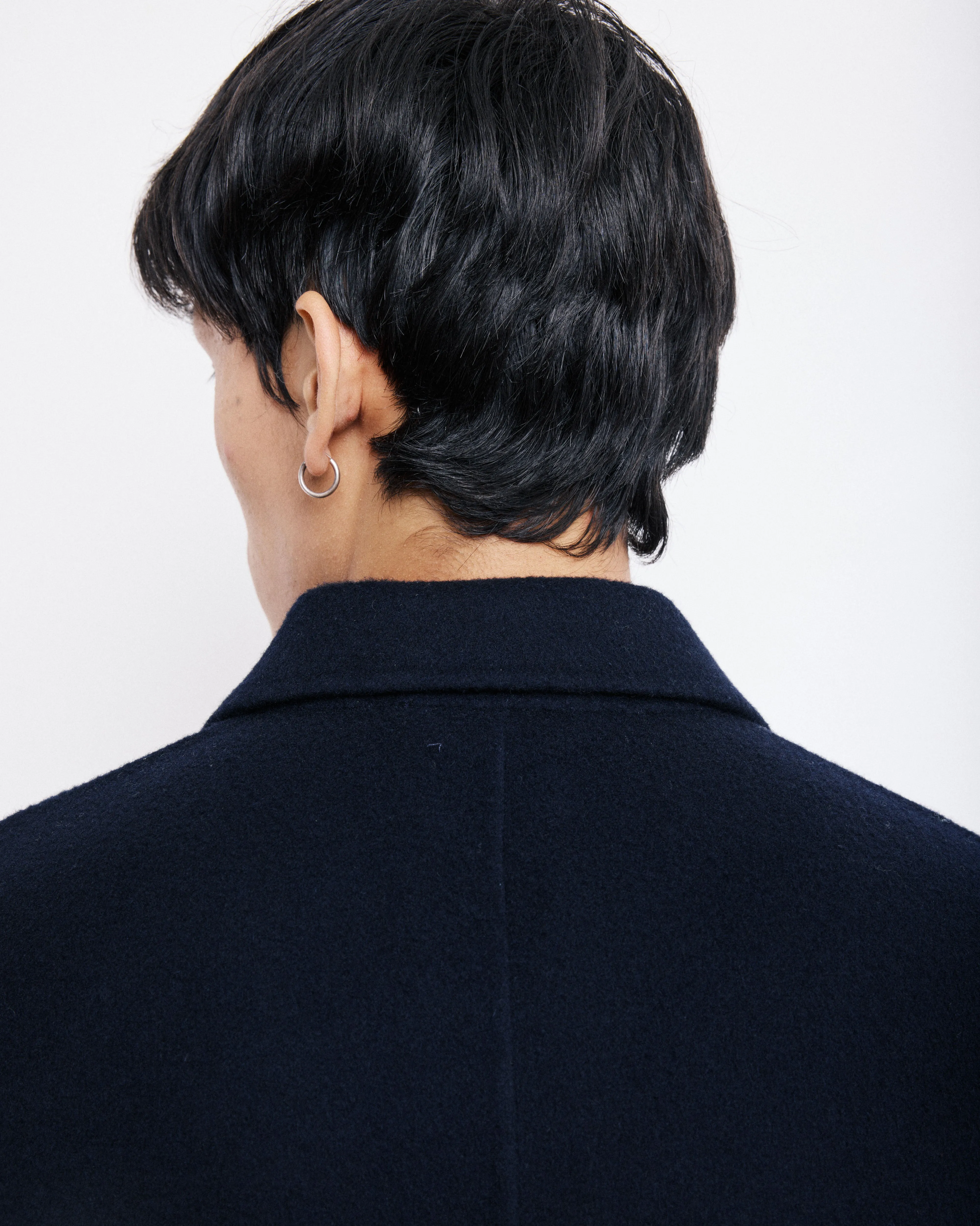 Veste Homme en Laine Double Face Bleu Marine Jay sold by Hartford product image thumbnail 4