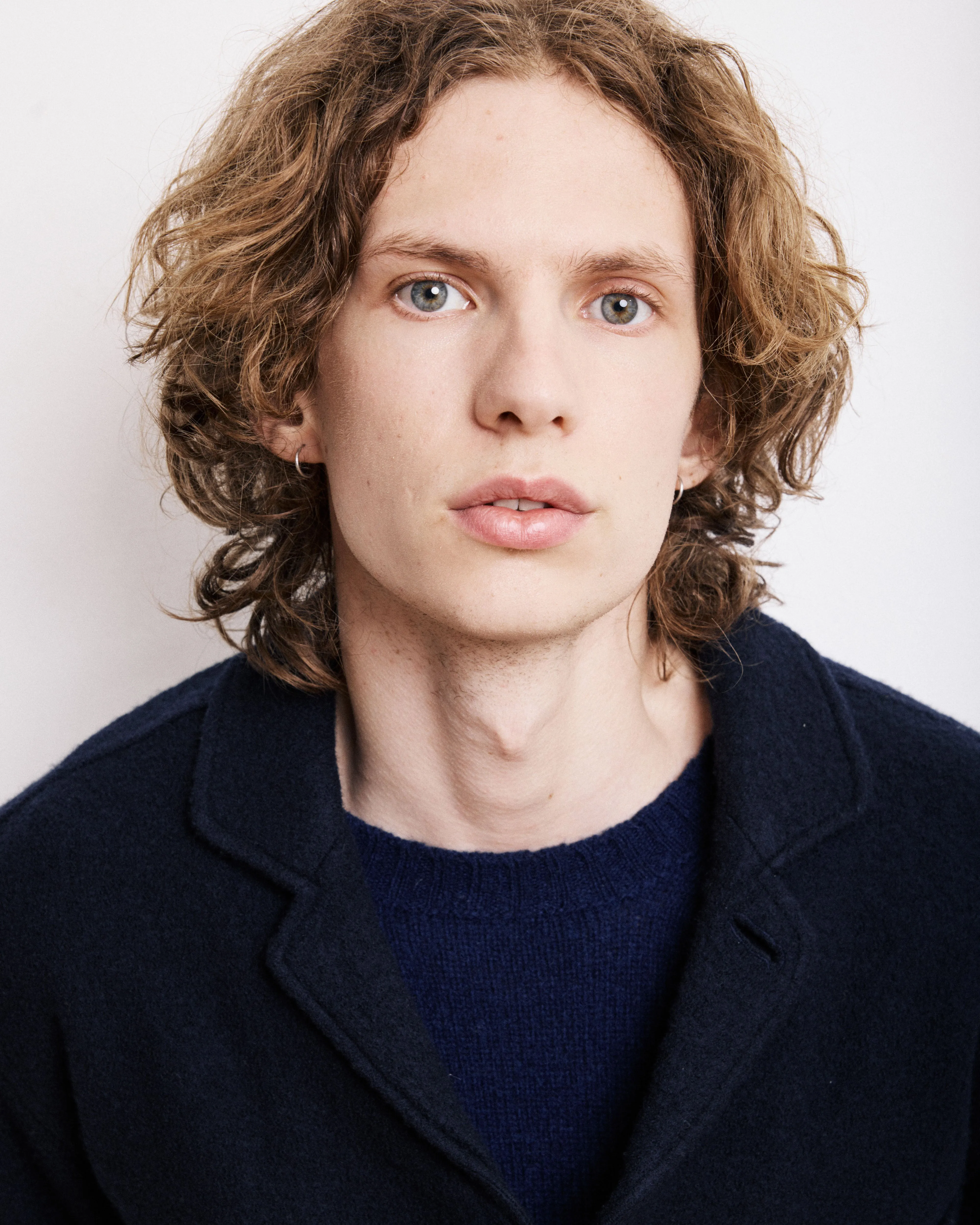 Veste Homme en Laine Bouillie Bleu Marine Light Jacket sold by Hartford product image thumbnail 3