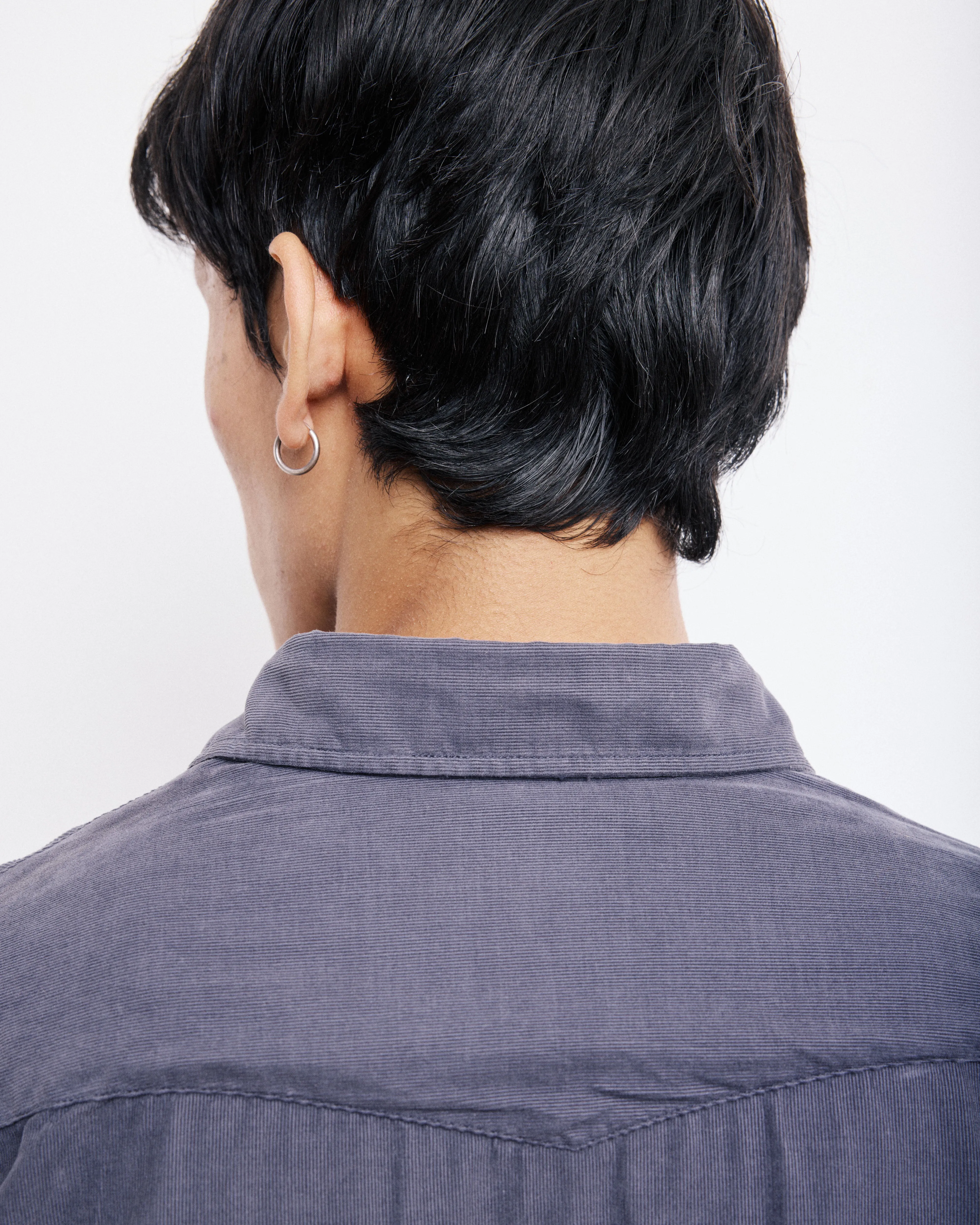 Chemise Homme en Velours Côtelé Carbone Storm sold by Hartford product image thumbnail 4