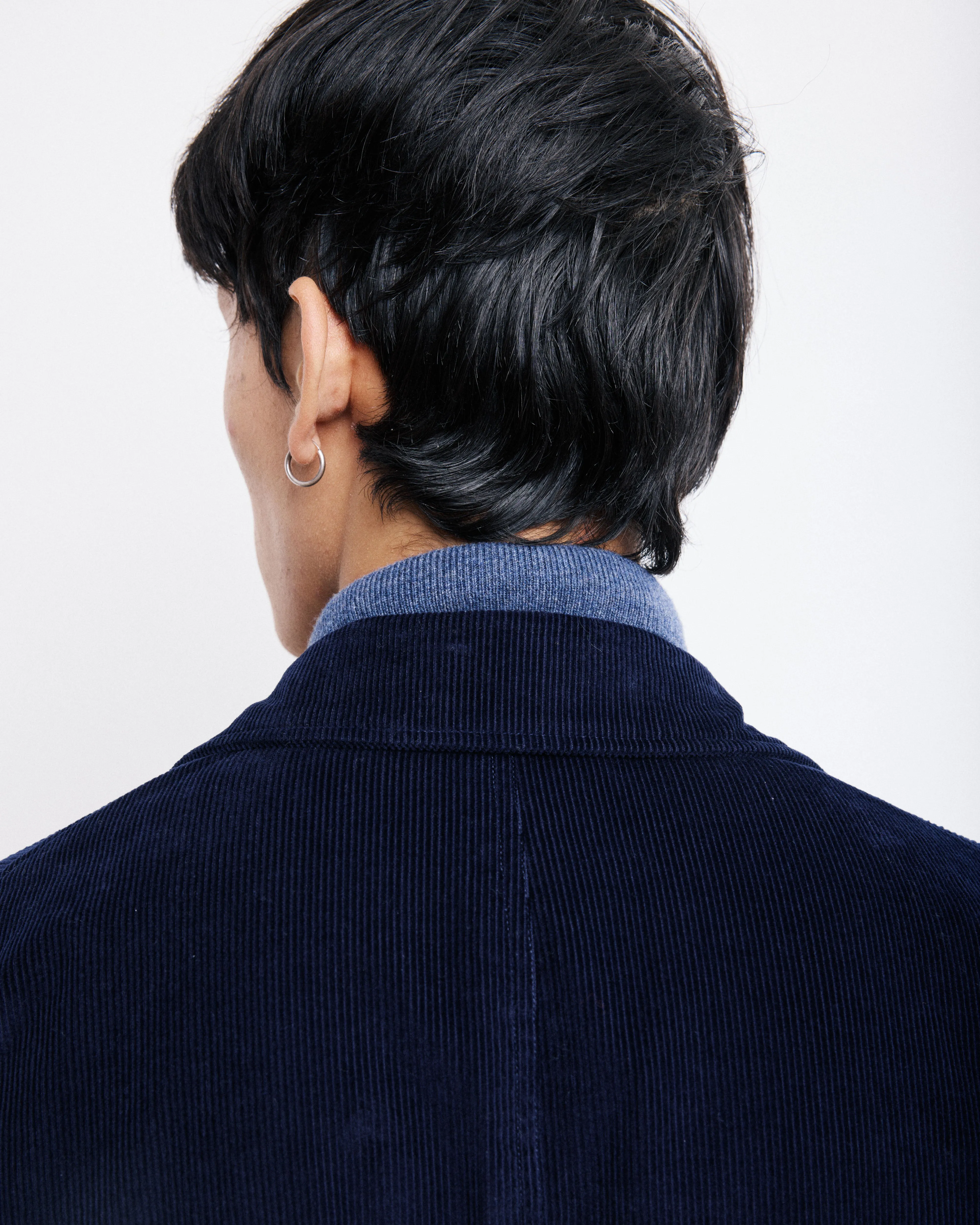 Veste Homme en Velours Côtelé Bleu Marine Jonny sold by Hartford product image thumbnail 4