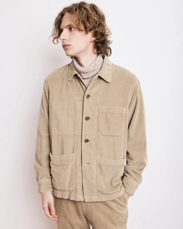 Veste Homme en velours cotelé seersucker Beige Petty sold by Hartford