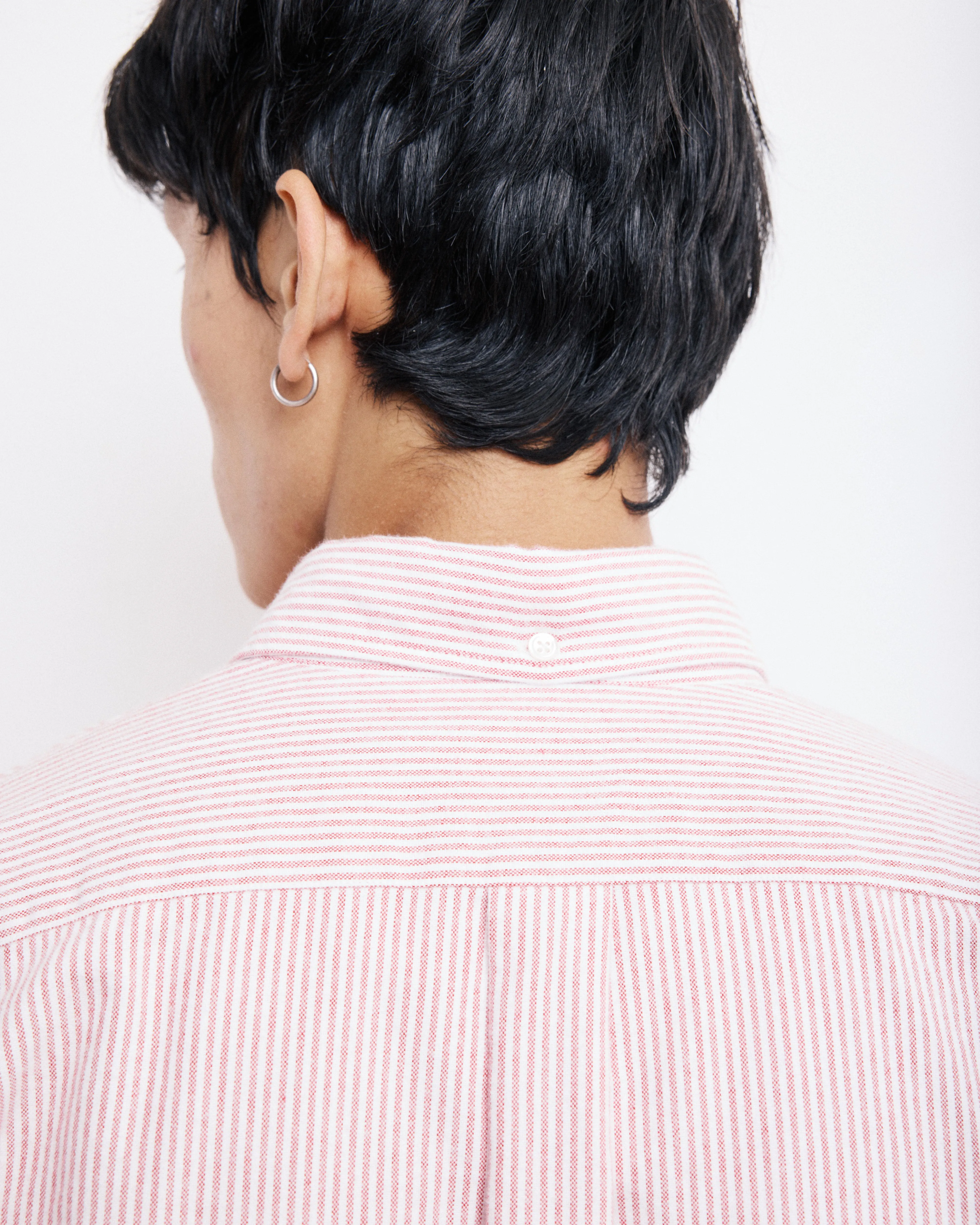 Chemise Homme en Oxford de Coton Rouge Pitt sold by Hartford product image thumbnail 4