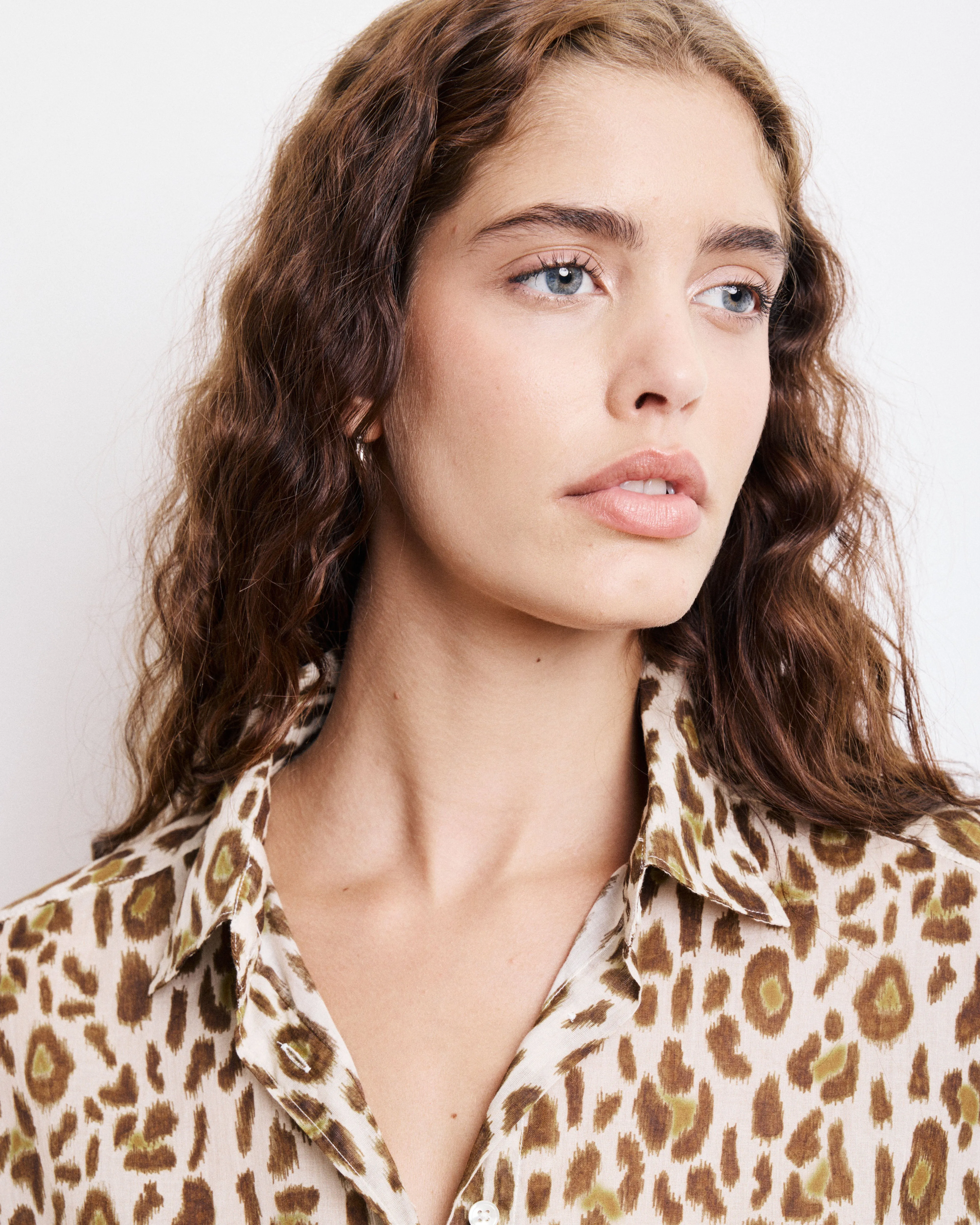 Chemise Femme en Coton Imprimé Léopard Cinema sold by Hartford product image thumbnail 3