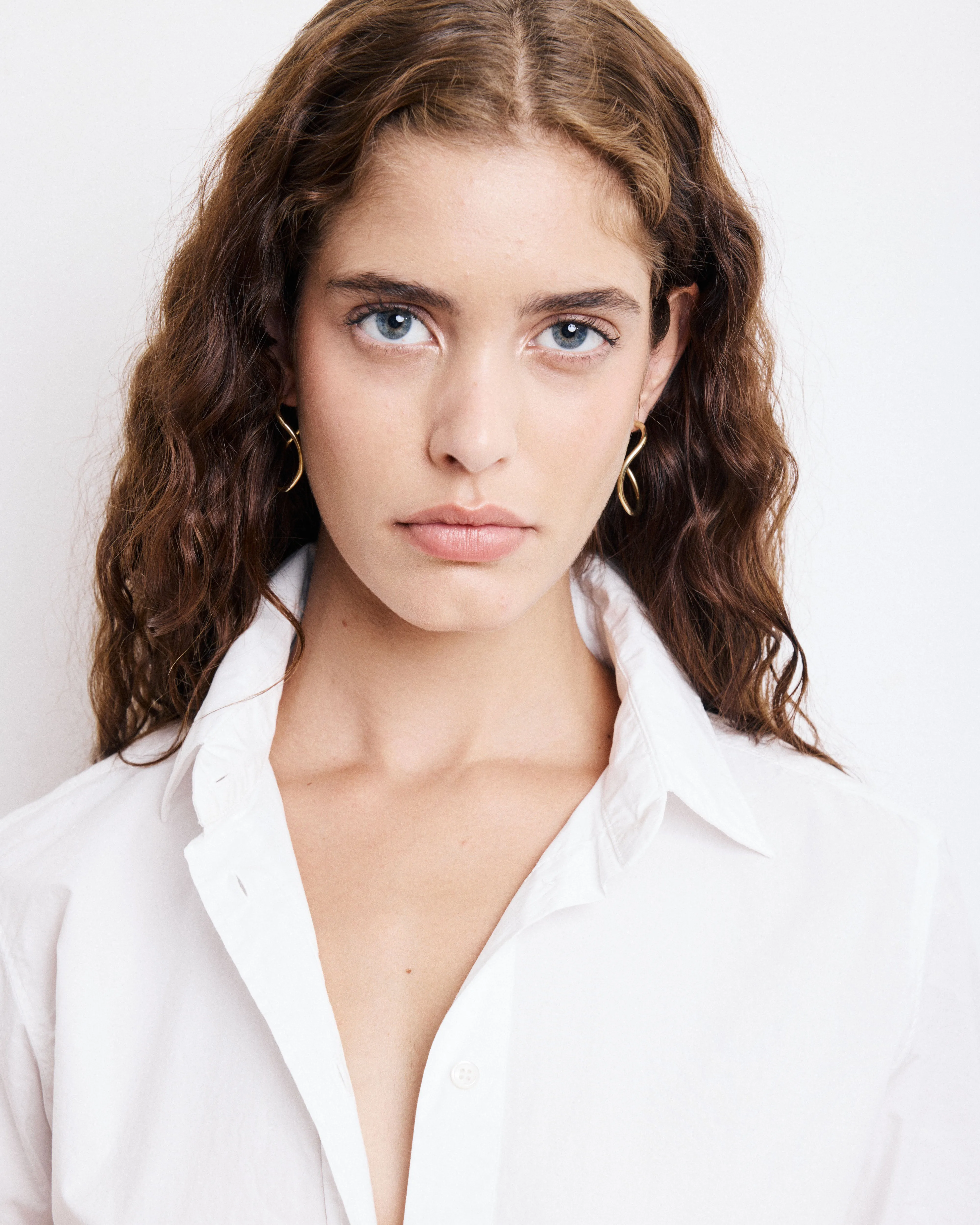 Chemise Femme en Popeline de Coton Blanche Coraz sold by Hartford product image thumbnail 3