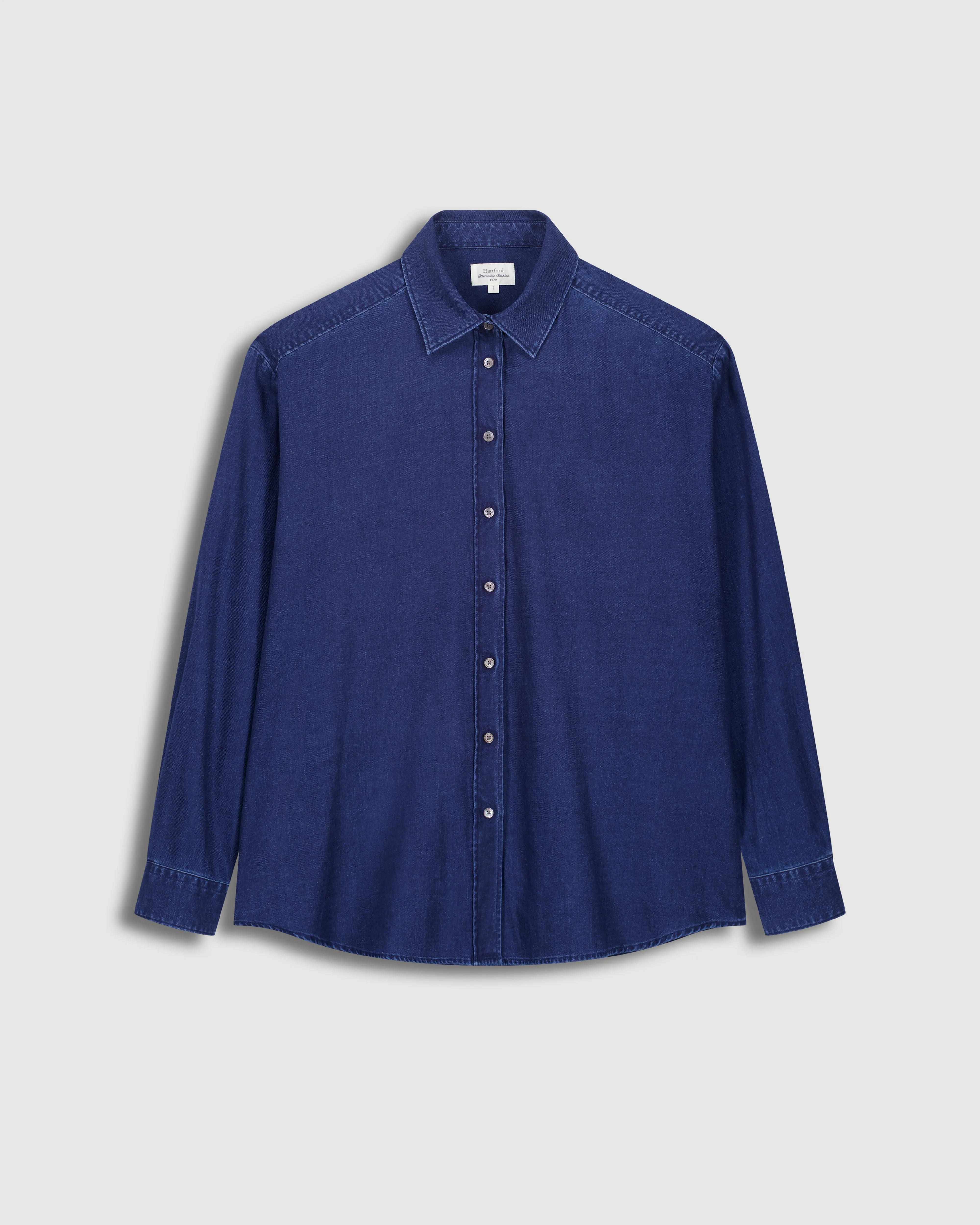 Chemise Femme en Coton Bleu Indigo Cinema sold by Hartford product image thumbnail 5