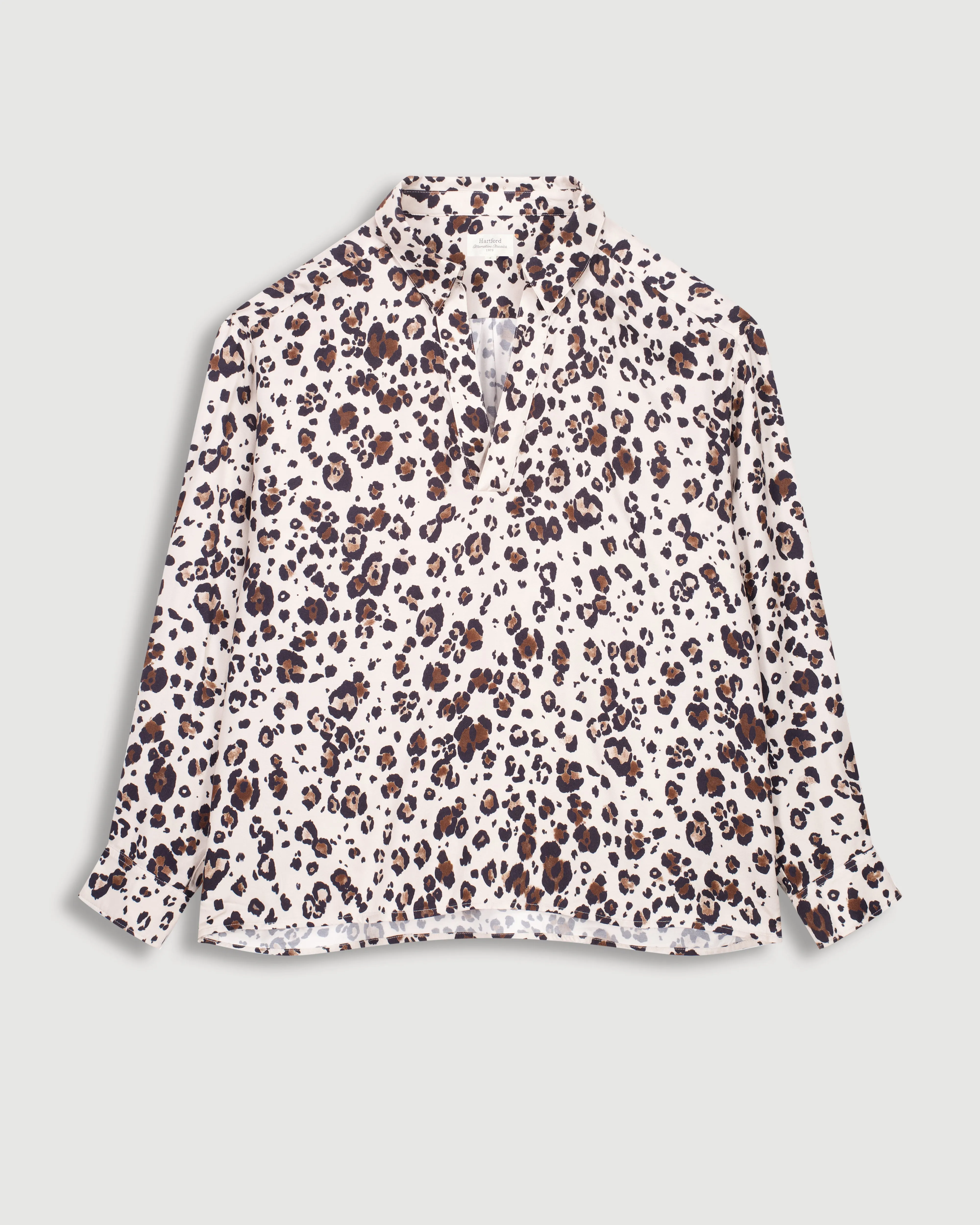 Blouse Femme en Viscose Léopard Charlize sold by Hartford product image thumbnail 4