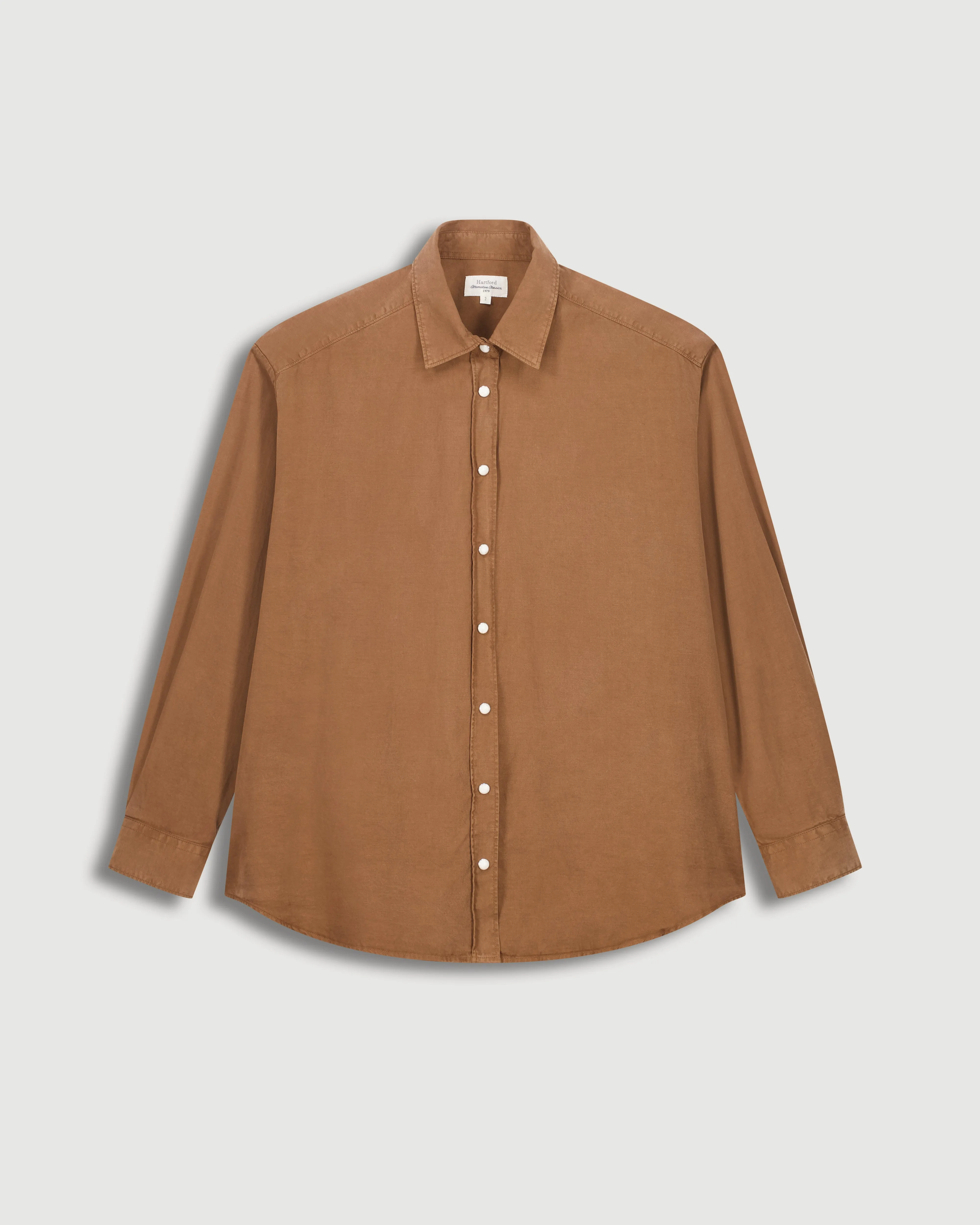 Chemise Femme en Tencel, Coton & Lin Mocha Cinema sold by Hartford product image thumbnail 5