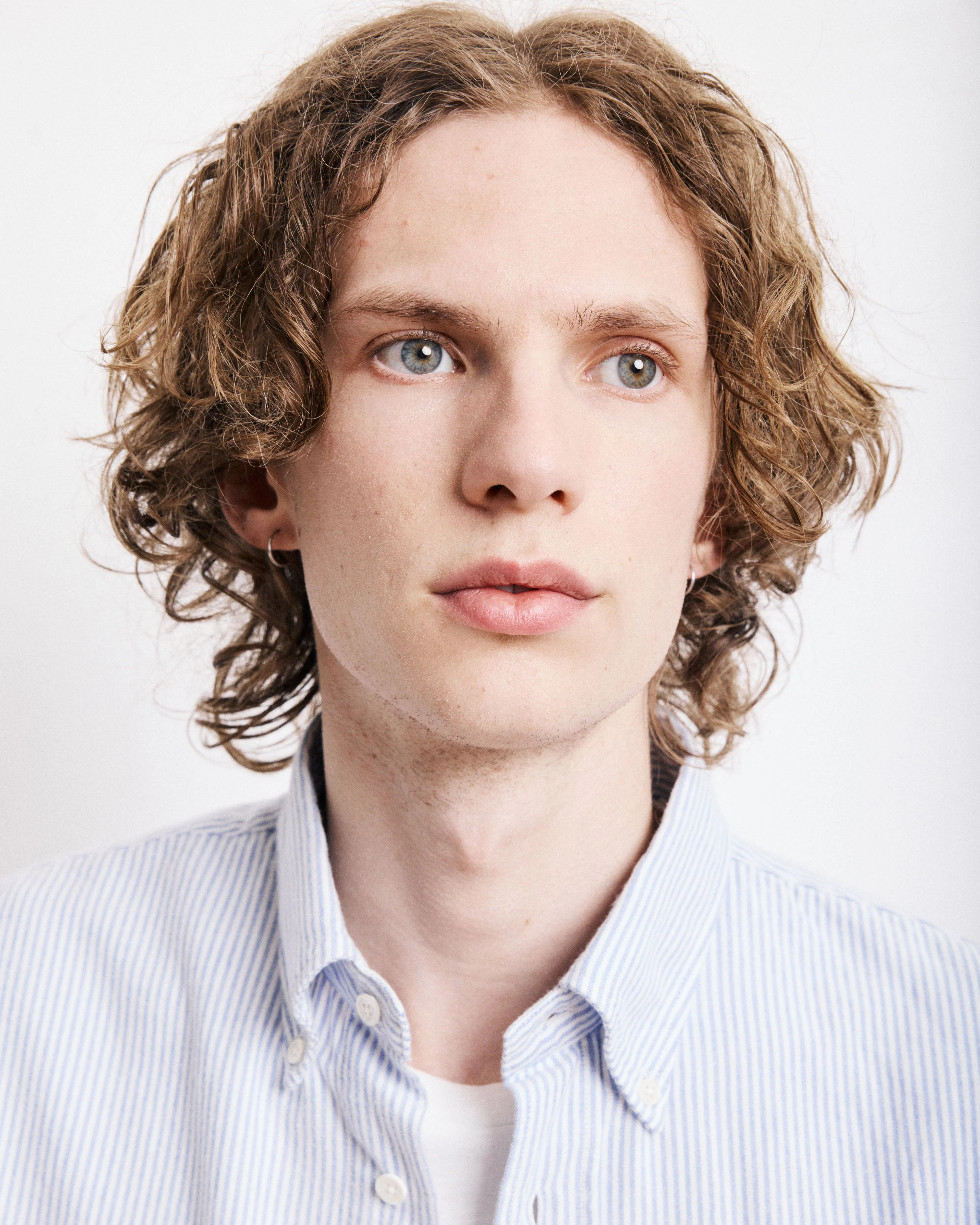 Chemise Homme en Oxford de Coton Bleu Pitt sold by Hartford product image thumbnail 2