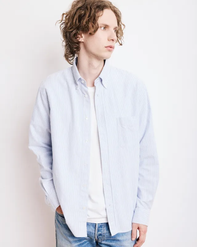 Chemise Homme en Oxford de Coton Bleu Pitt sold by Hartford