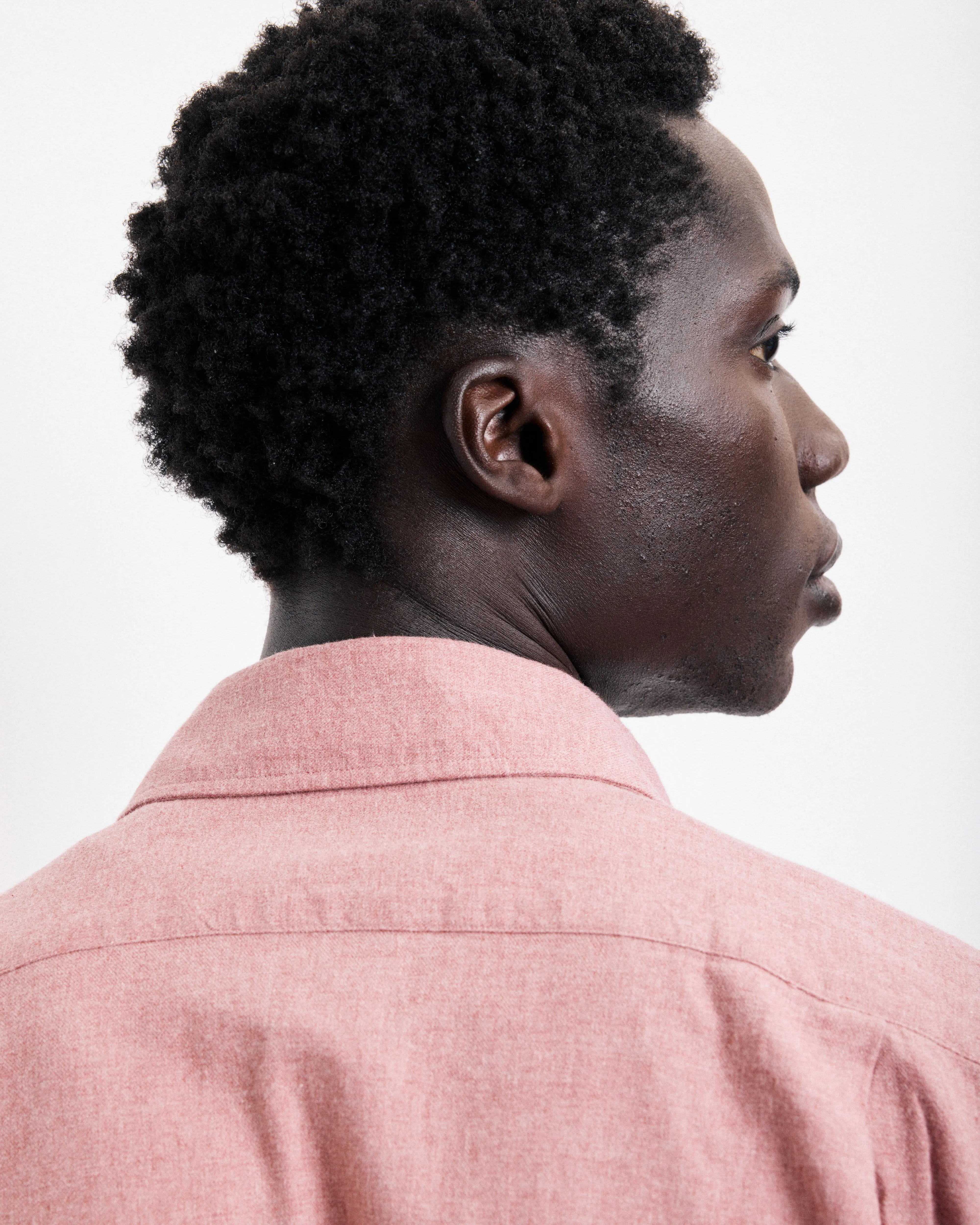 Chemise Homme en Flanelle de Coton Rouge Paul sold by Hartford product image thumbnail 3