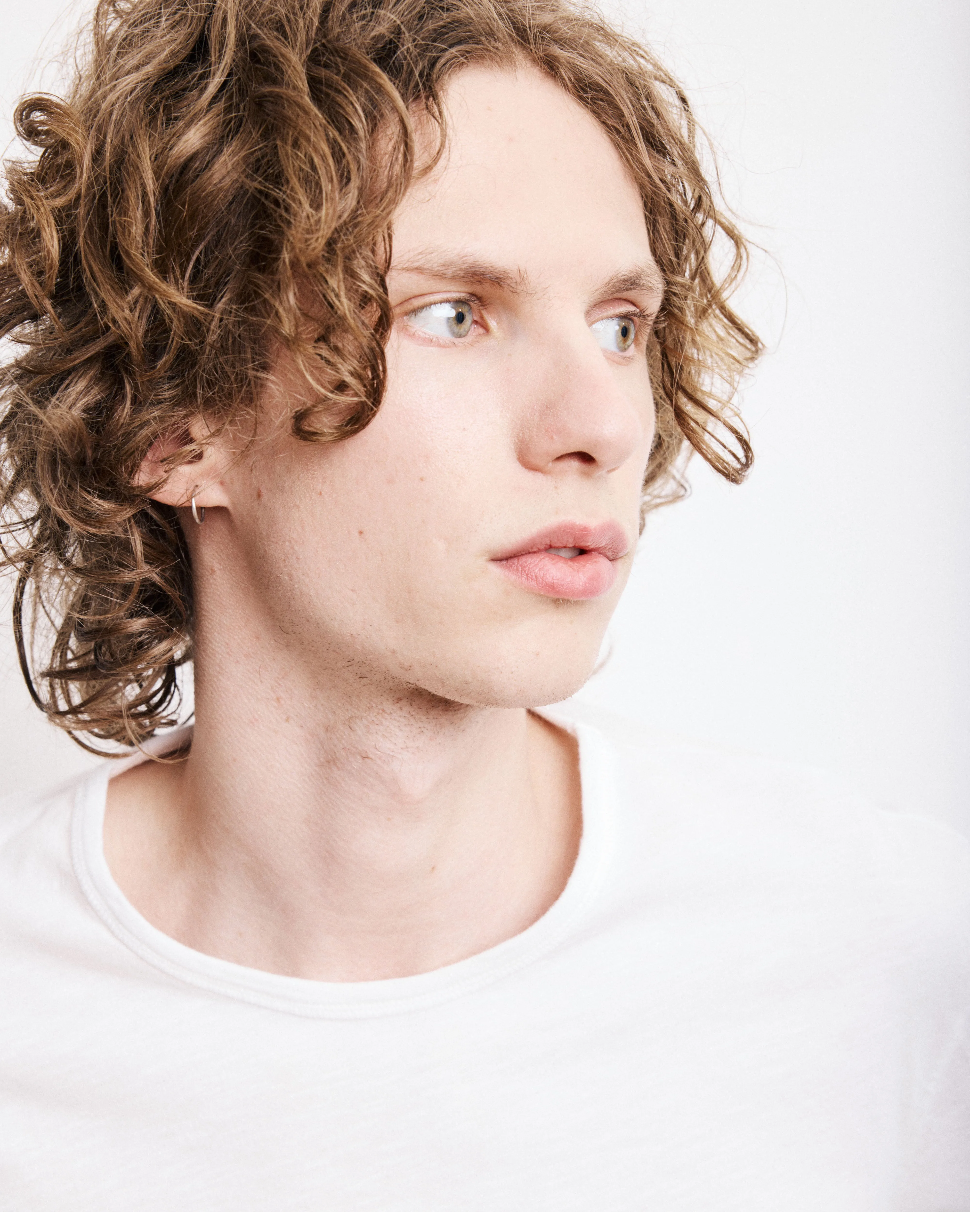 T-Shirt Homme en Coton Slub Blanc sold by Hartford product image thumbnail 4