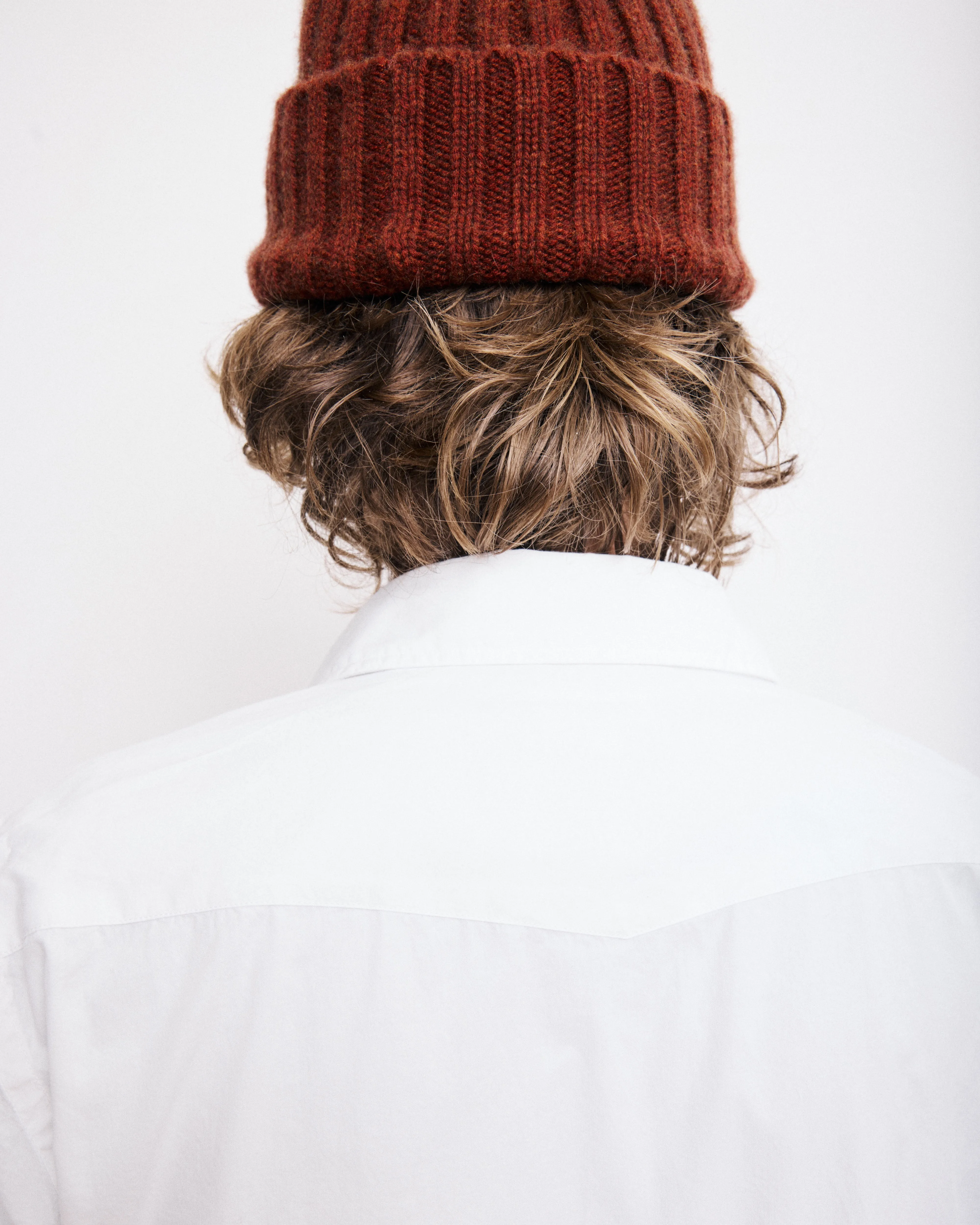 Chemise Homme en Gabardine de Coton Blanc Storm sold by Hartford product image thumbnail 4