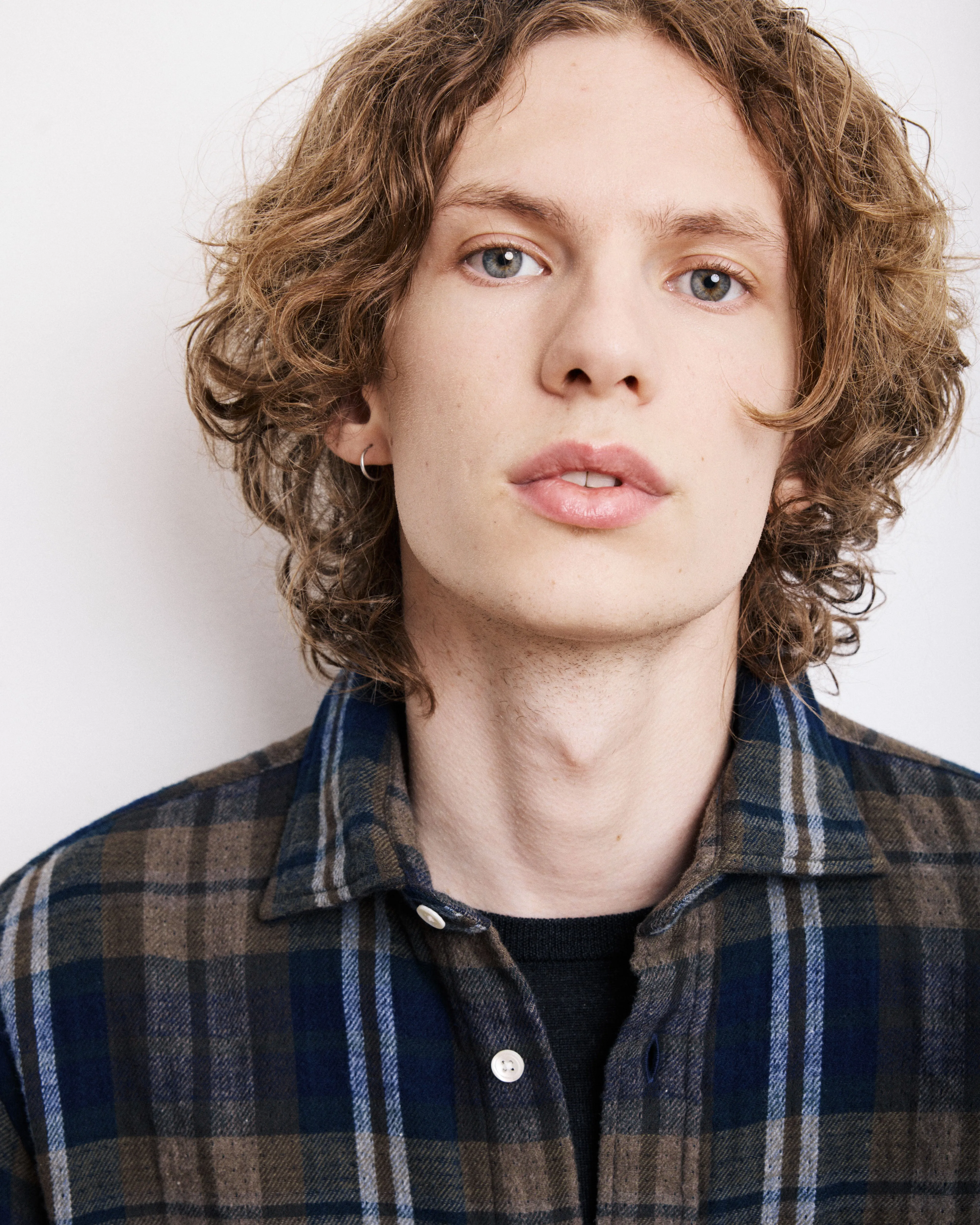 Chemise Homme en Flanelle Double Face à Carreaux Vert Militaire Paul sold by Hartford product image thumbnail 2