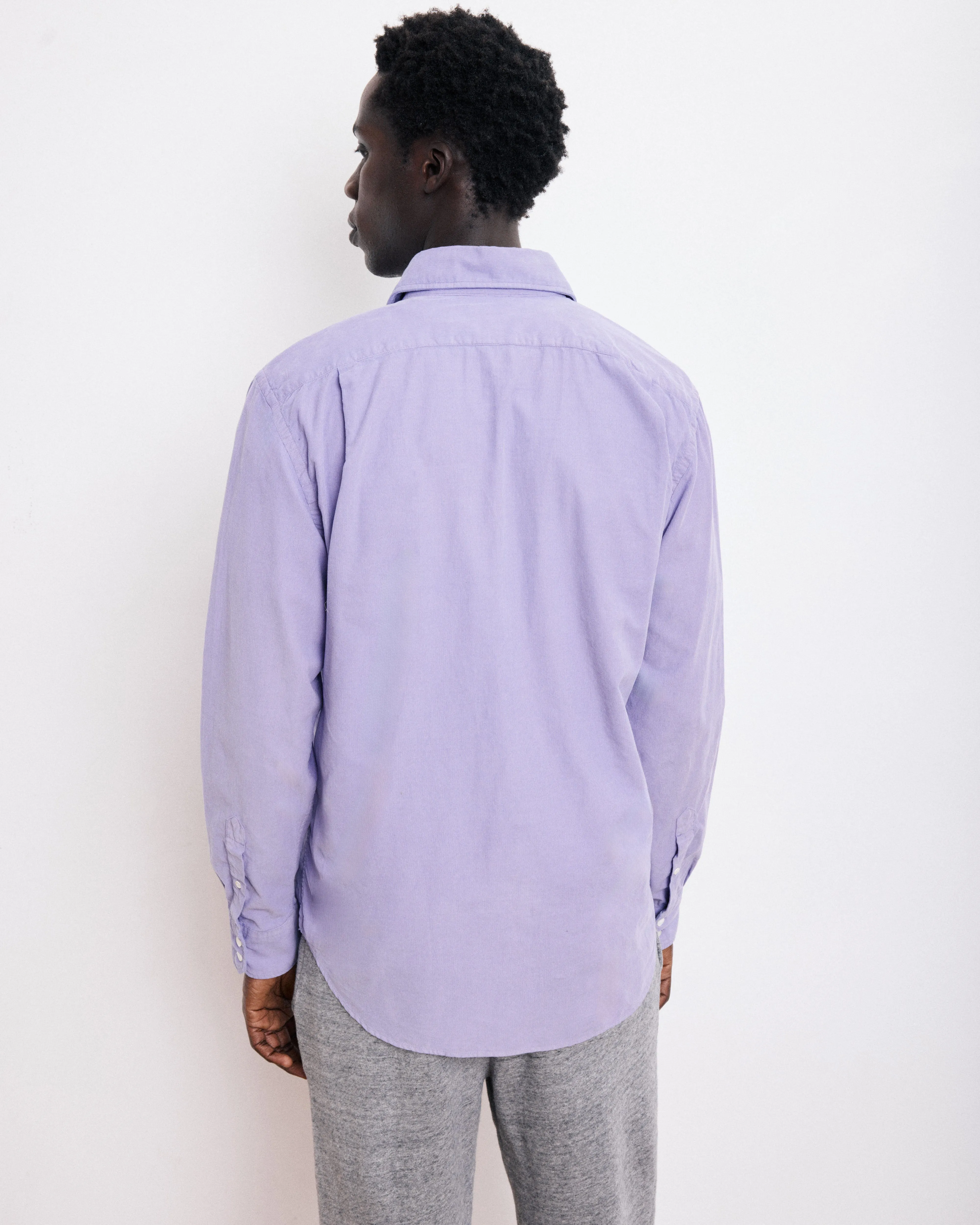 Chemise Homme en Velours Côtelé Améthyste Paul sold by Hartford product image thumbnail 4