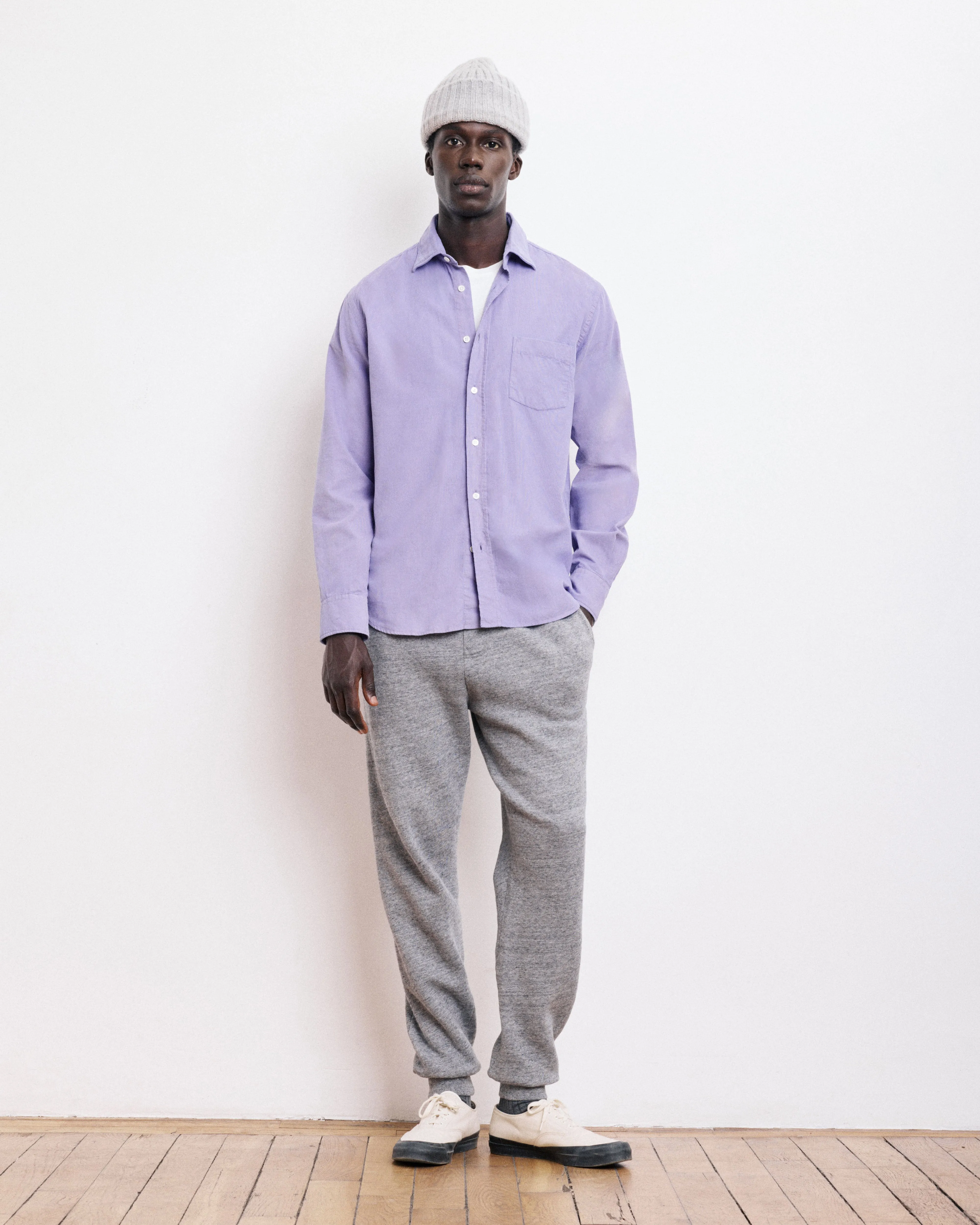 Chemise Homme en Velours Côtelé Améthyste Paul sold by Hartford product image thumbnail 5