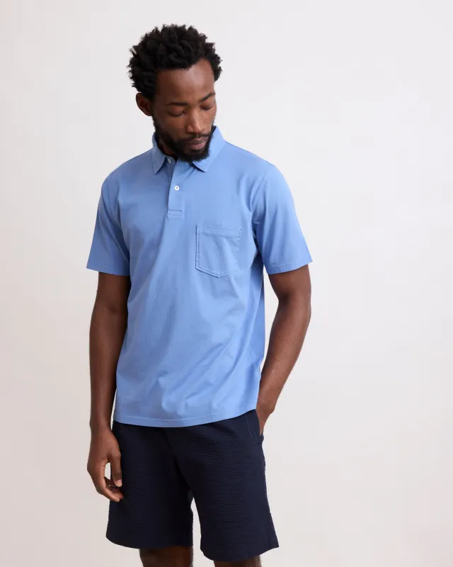Polo Homme en Jersey de Coton Chambray sold by Hartford