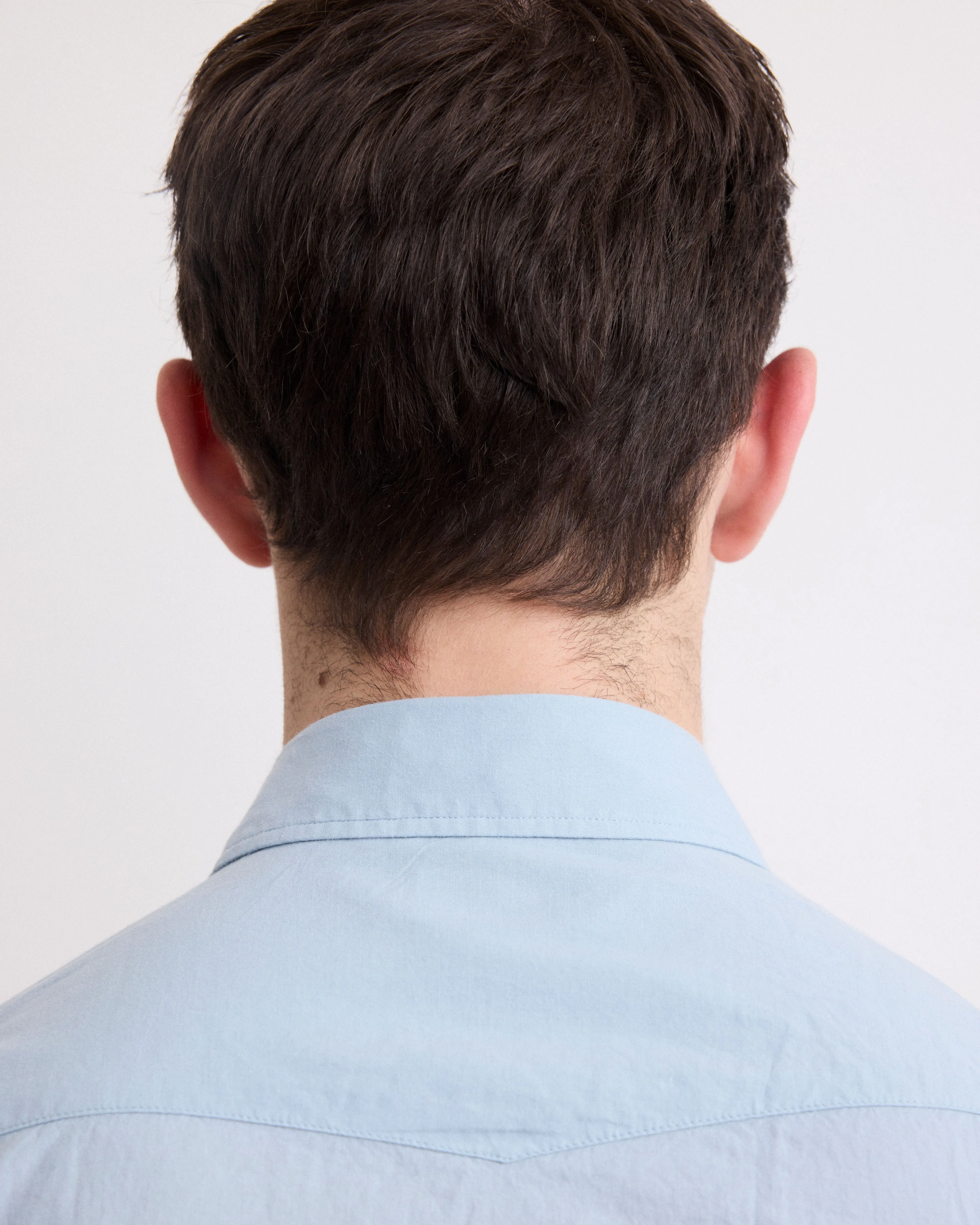 Chemise Homme en Voile de Coton Vert de Gris Storm sold by Hartford product image thumbnail 3