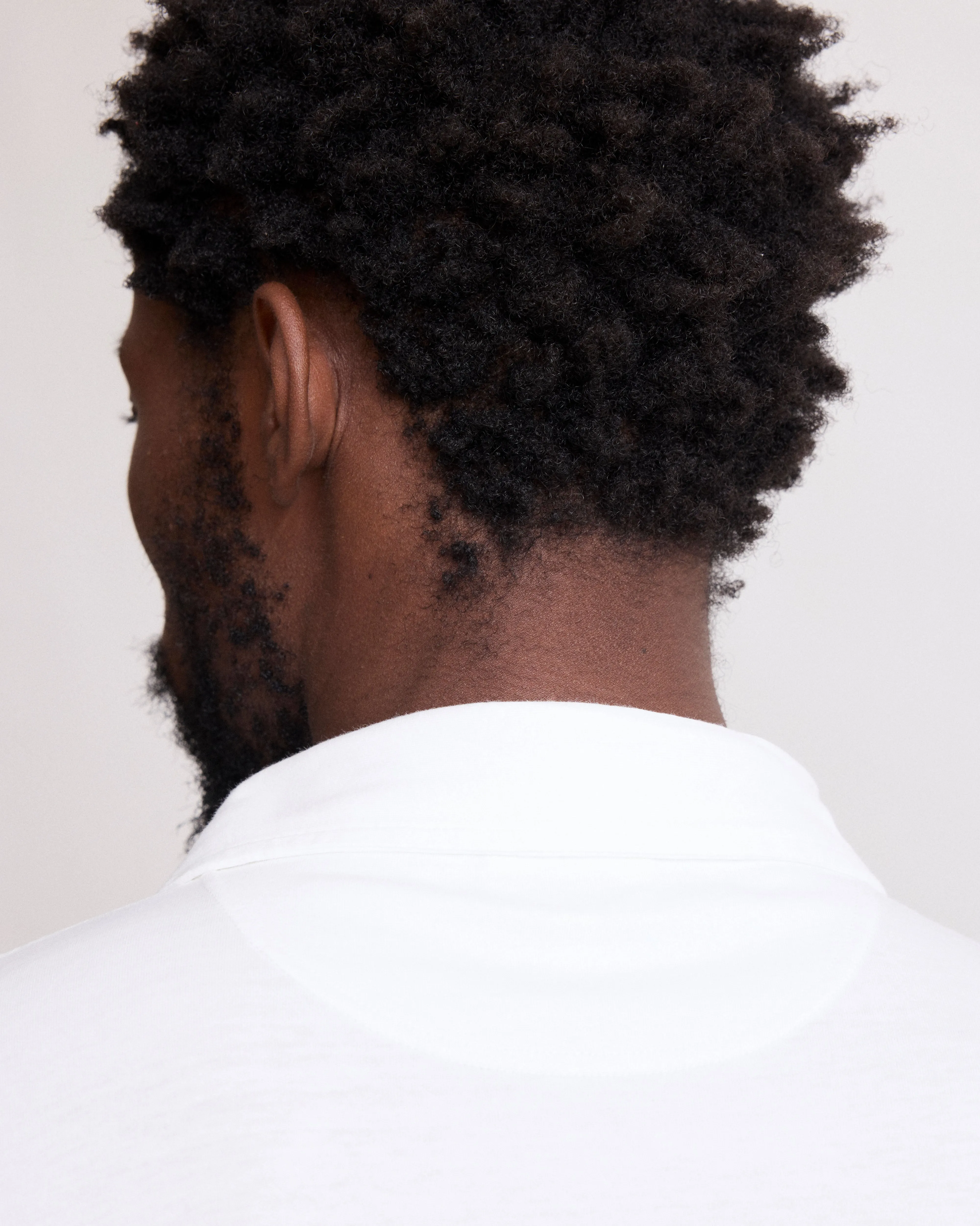 Polo Homme en Jersey de Coton Blanc sold by Hartford product image thumbnail 3