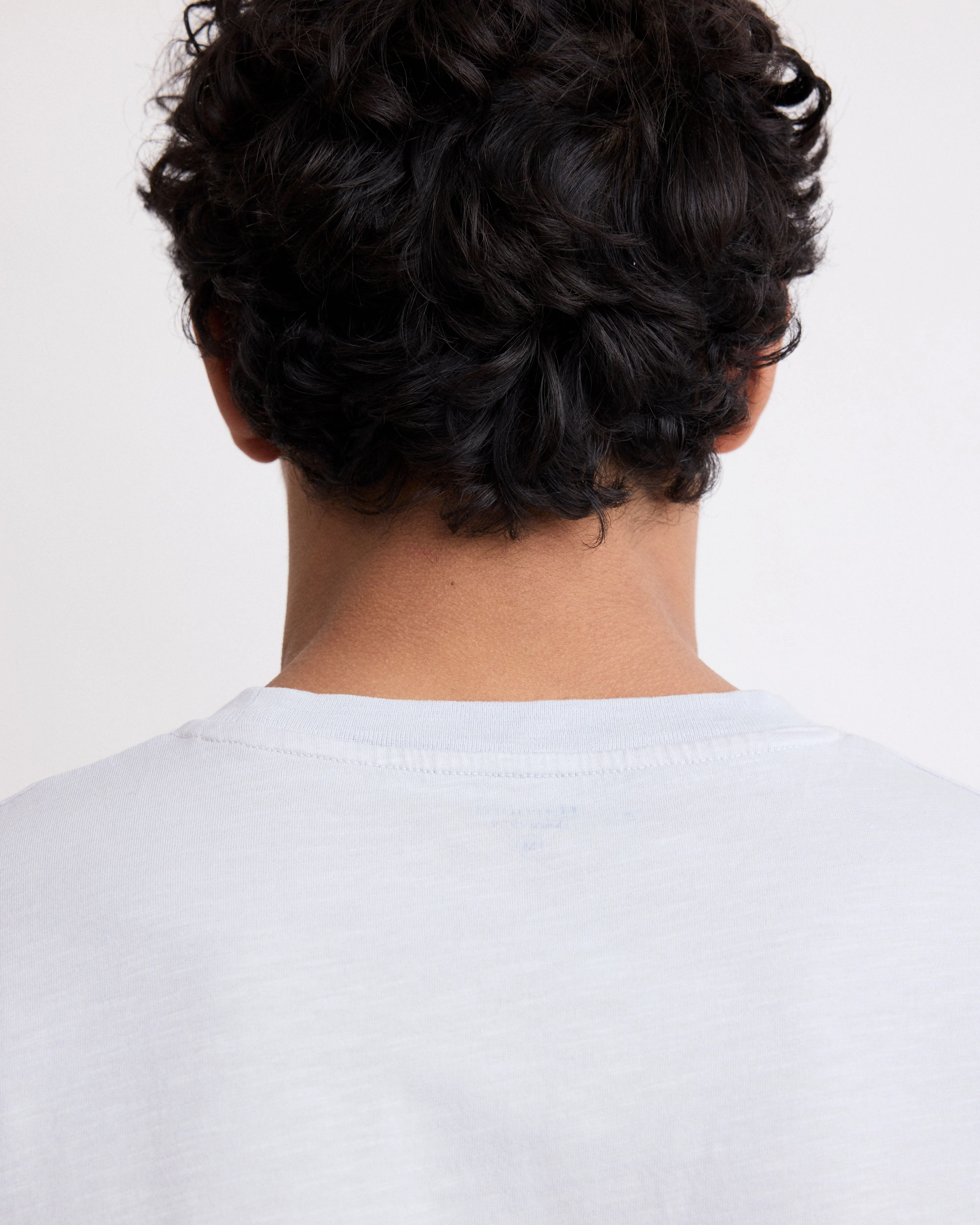 Tee Shirt Homme en Coton Slub Gris Pocket sold by Hartford product image thumbnail 5