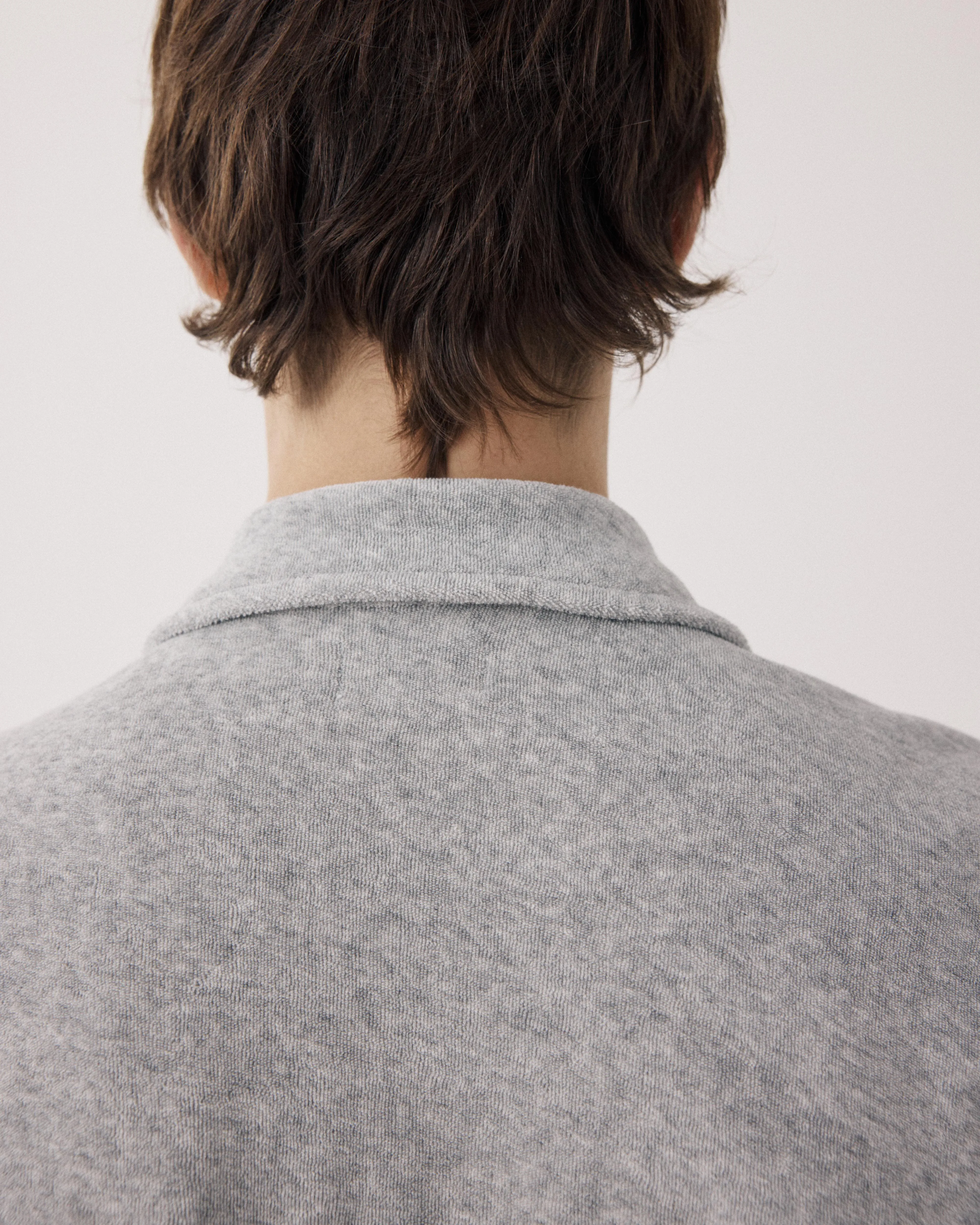 Chemise Homme en Eponge Gris Chiné Bouclette sold by Hartford product image thumbnail 4