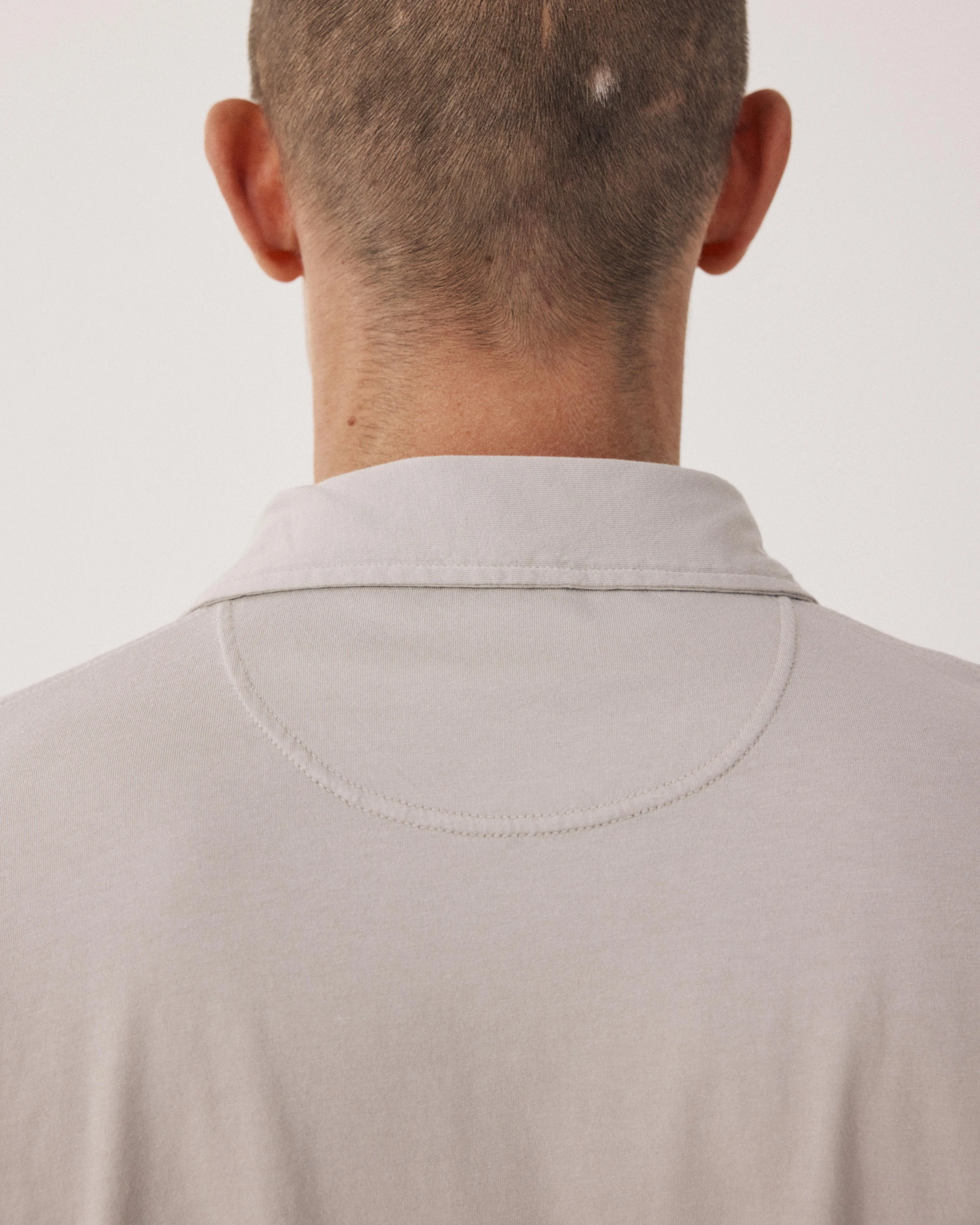 Polo Homme en Jersey de Coton Sable sold by Hartford product image thumbnail 4