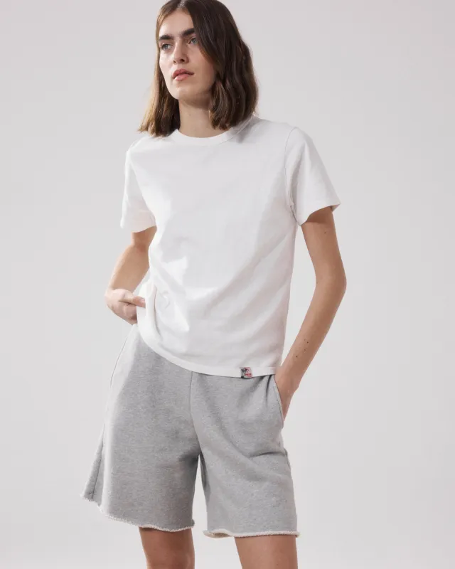 T-Shirt Femme en Coton Ecru Teavy made by Hartford