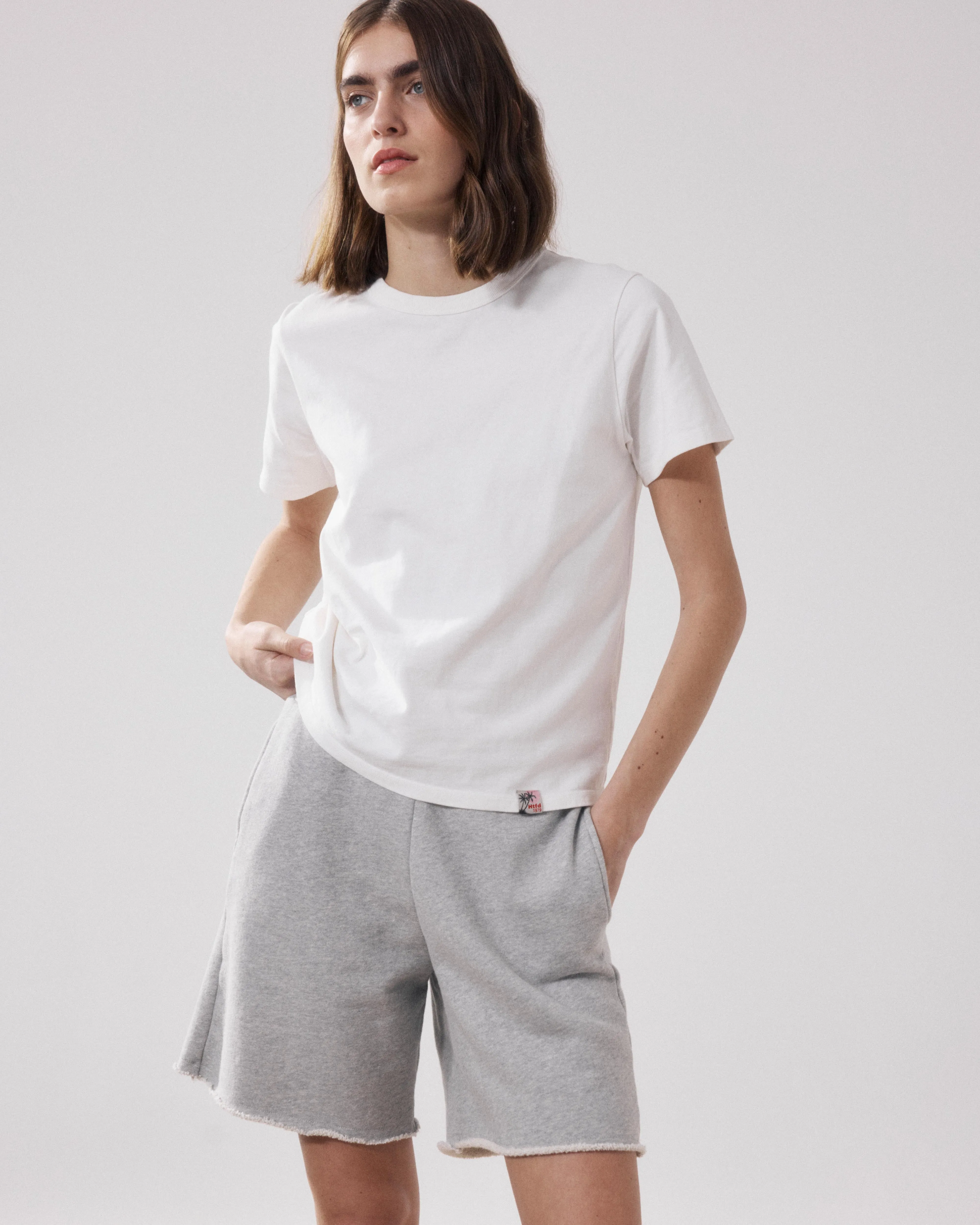 T-Shirt Femme en Coton Ecru Teavy sold by Hartford