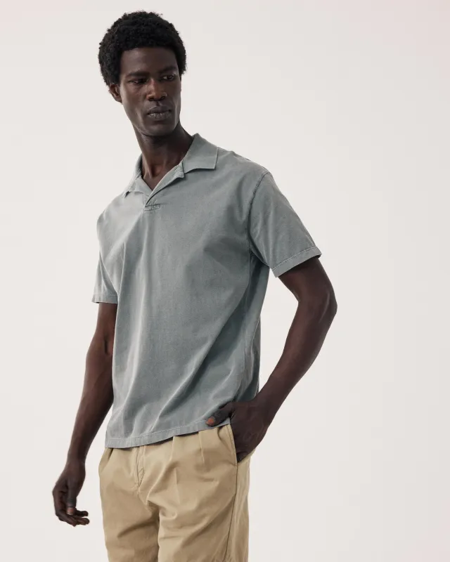 Polo Homme en Jersey Vert Cactus sold by Hartford