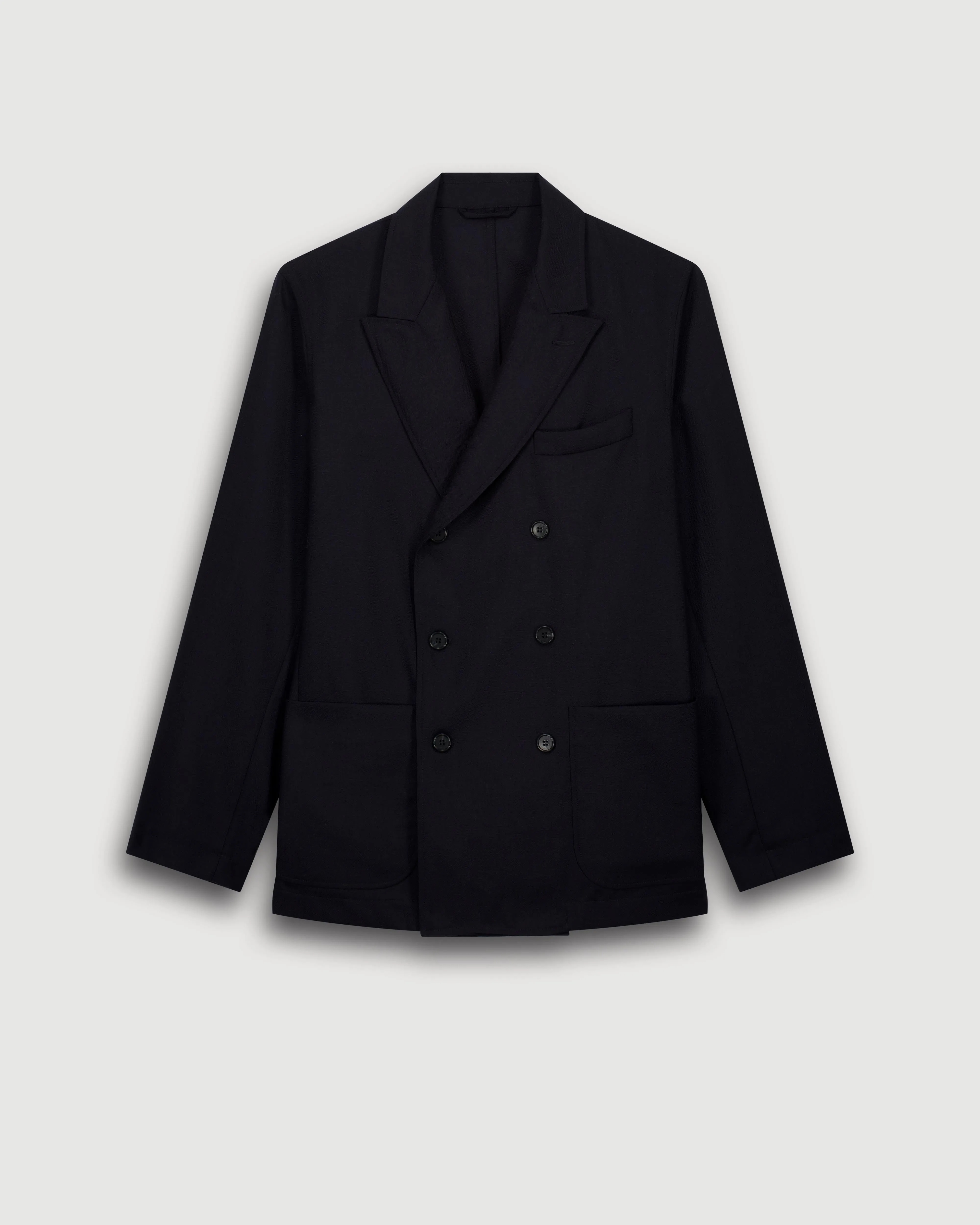 Veste Homme en Laine Bleu Marine Jarod sold by Hartford product image thumbnail 3