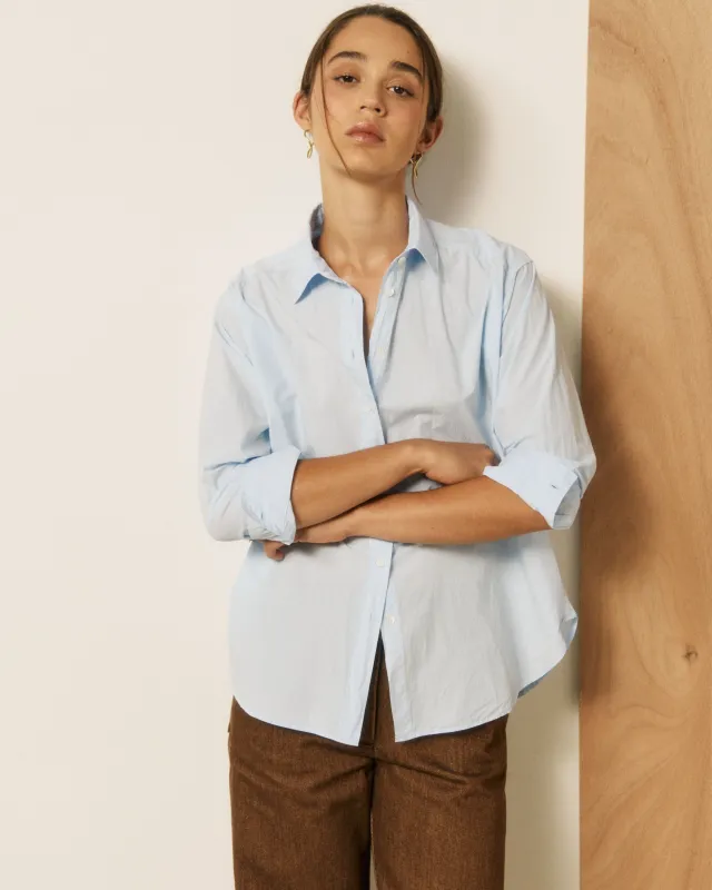 Chemise Femme en Popeline Bleu Ciel Choice made by Hartford
