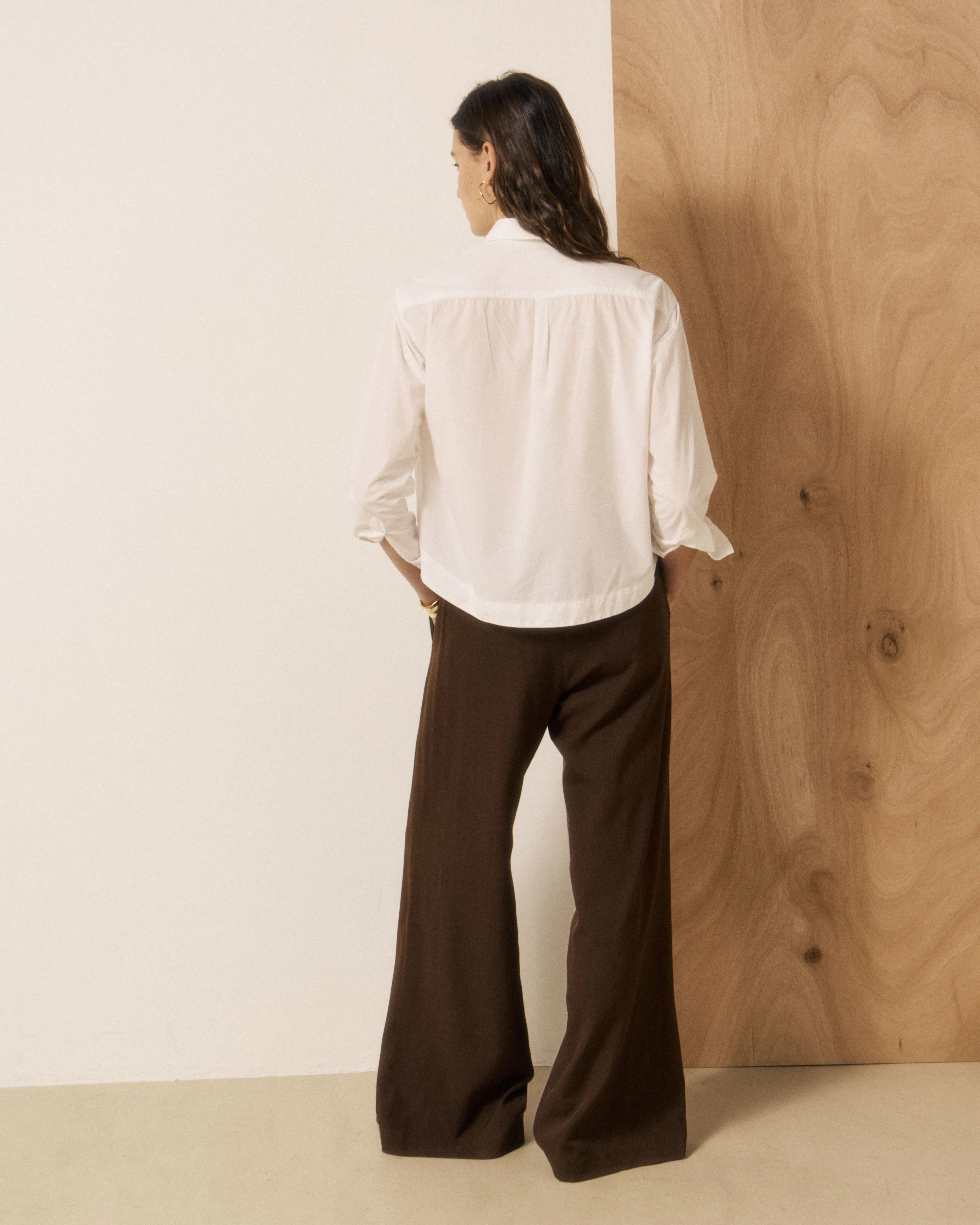 Chemise Femme en Popeline Blanc Clove sold by Hartford product image thumbnail 4